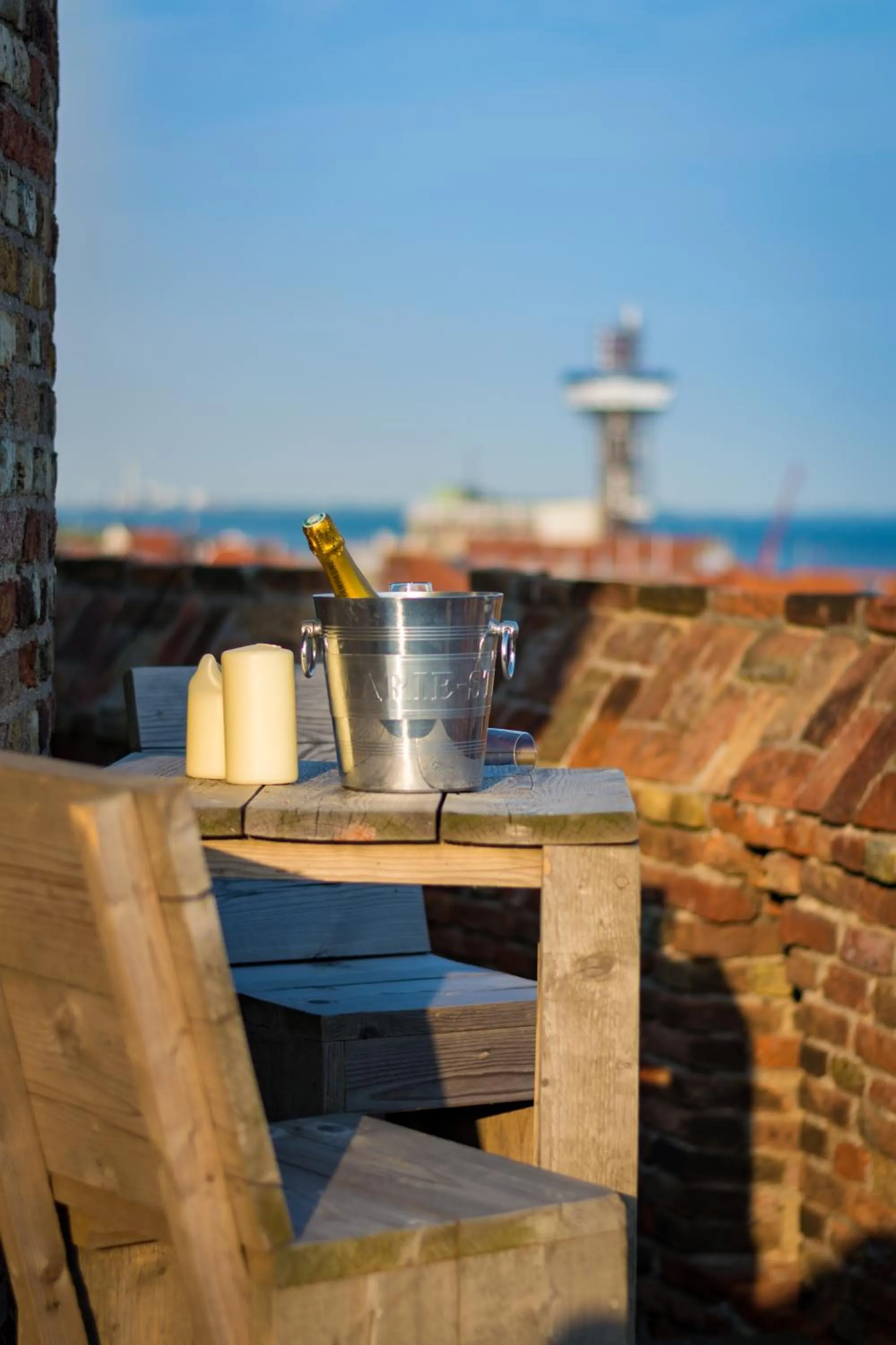 Balcony/Terrace in De Gevangentoren Suite