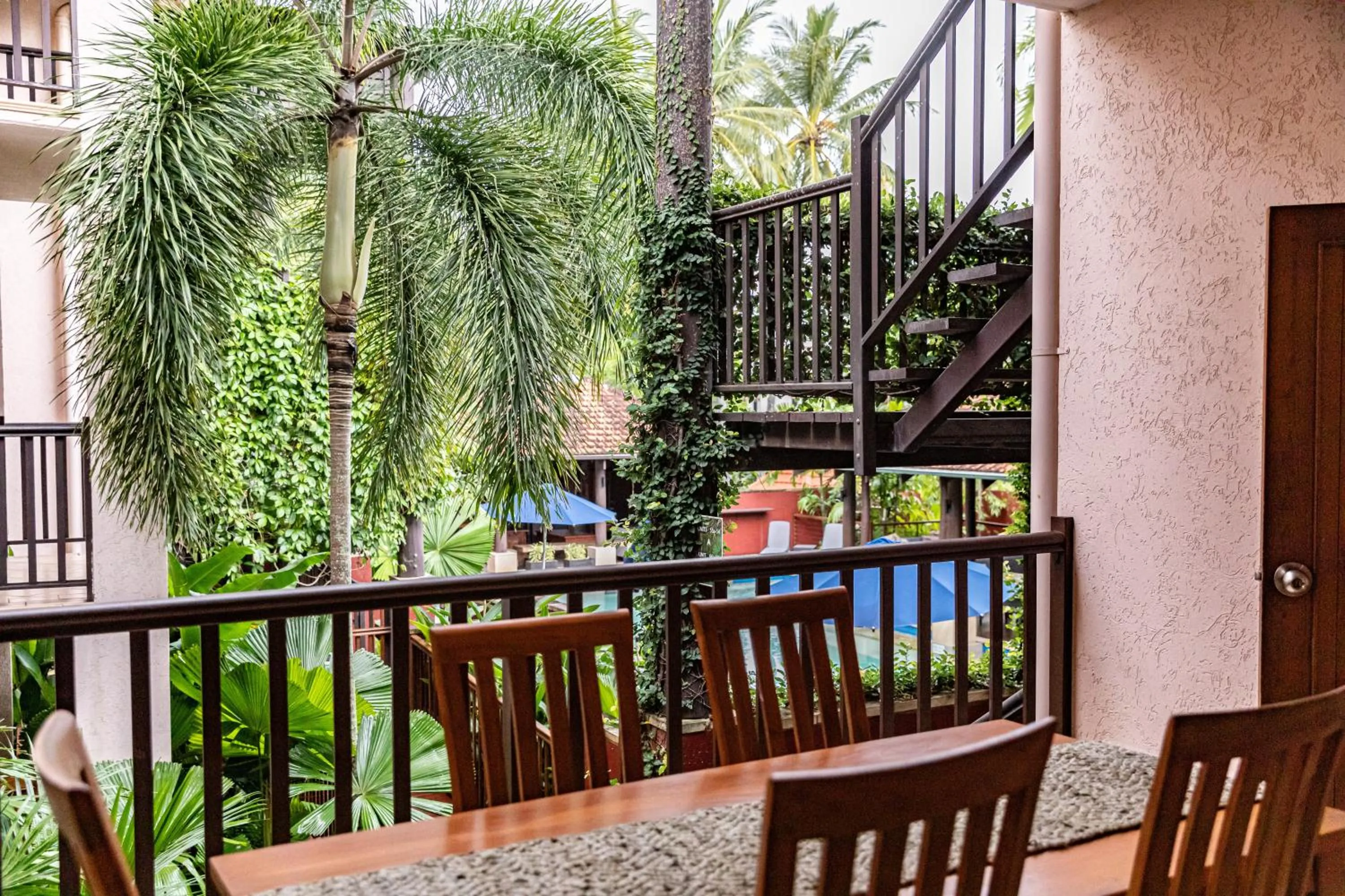 Patio in Hibiscus Resort & Spa - Official Onsite Reception & Check In