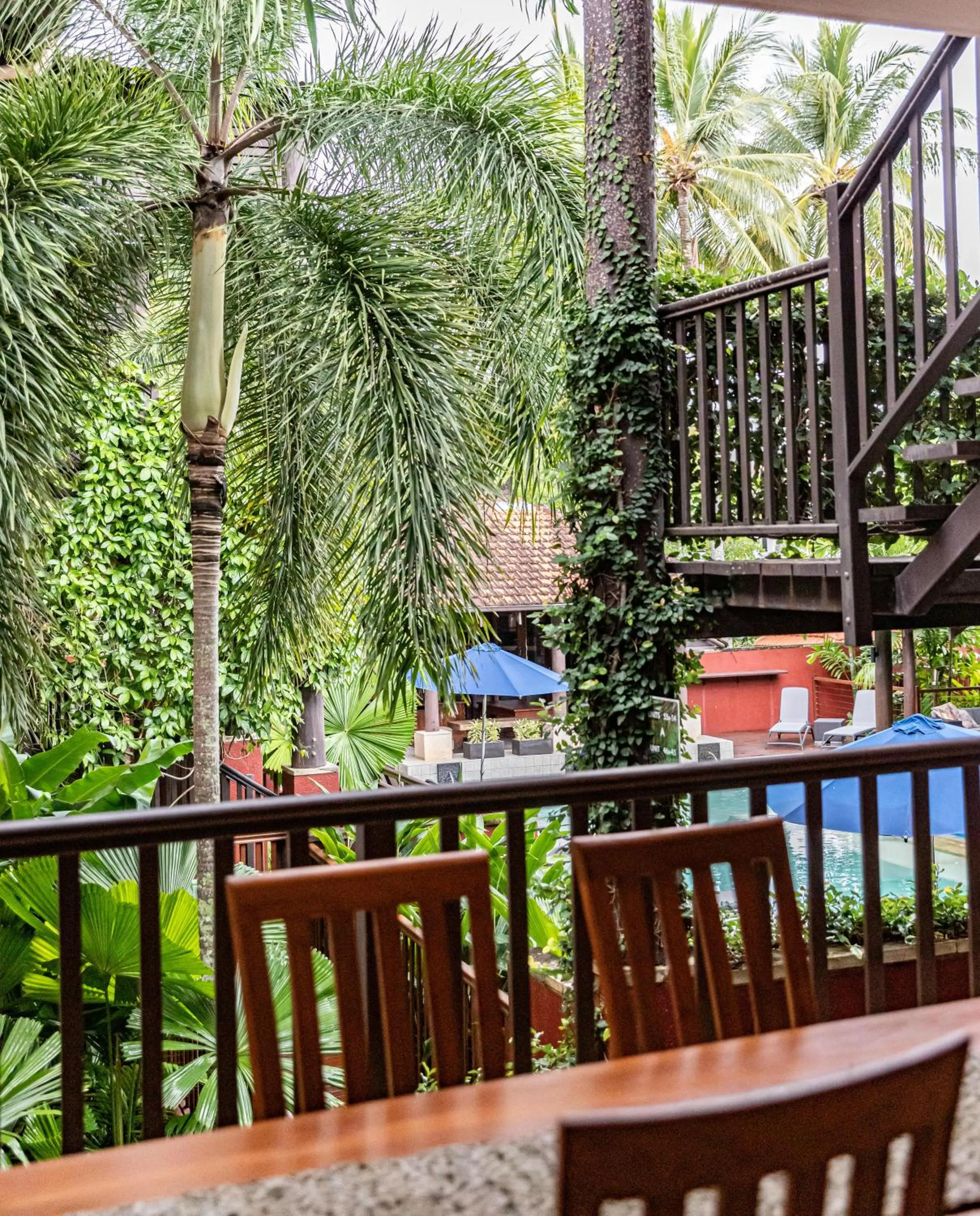 Patio in Hibiscus Resort & Spa - Official Onsite Reception & Check In