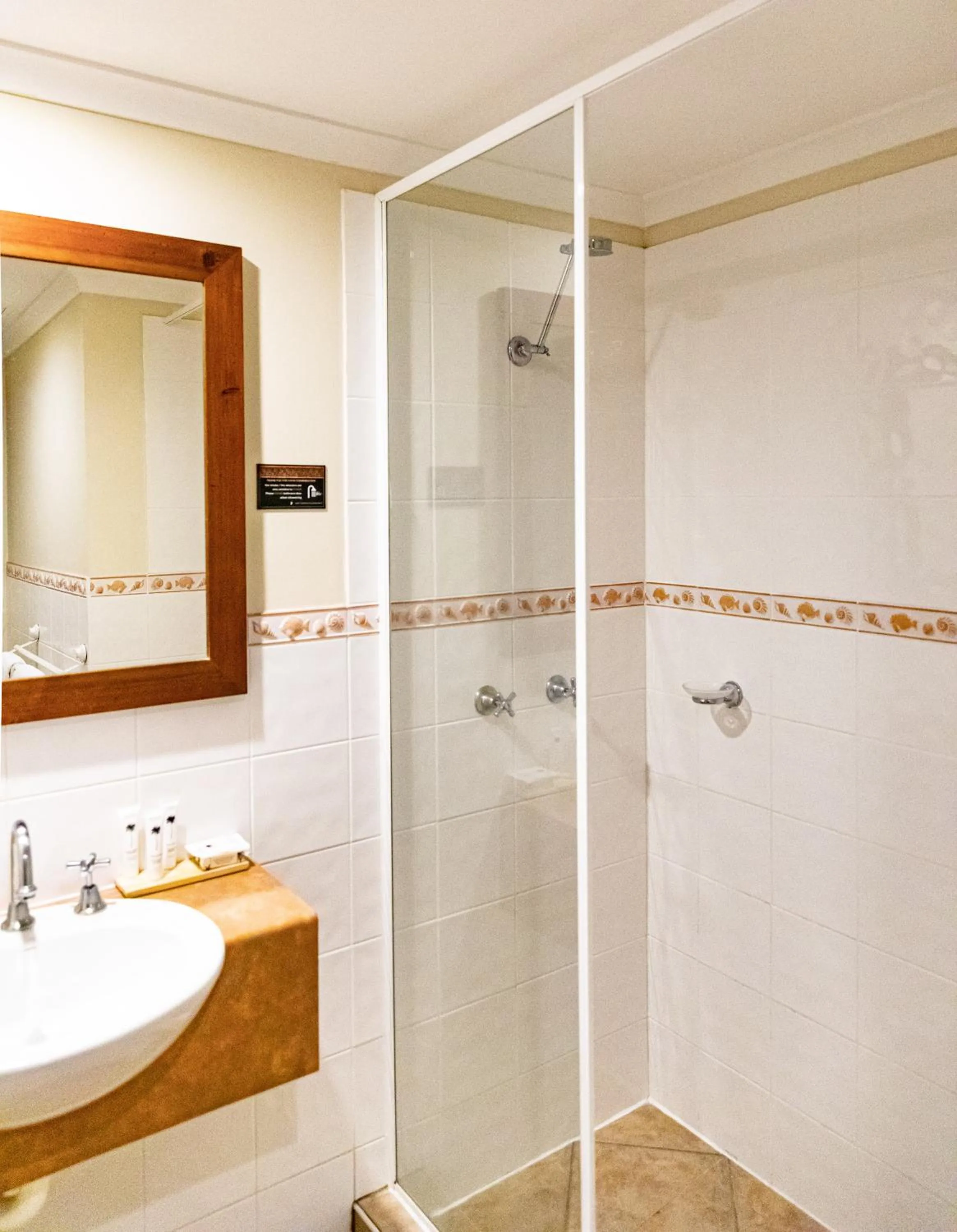 Shower in Hibiscus Resort & Spa - Official Onsite Reception & Check In