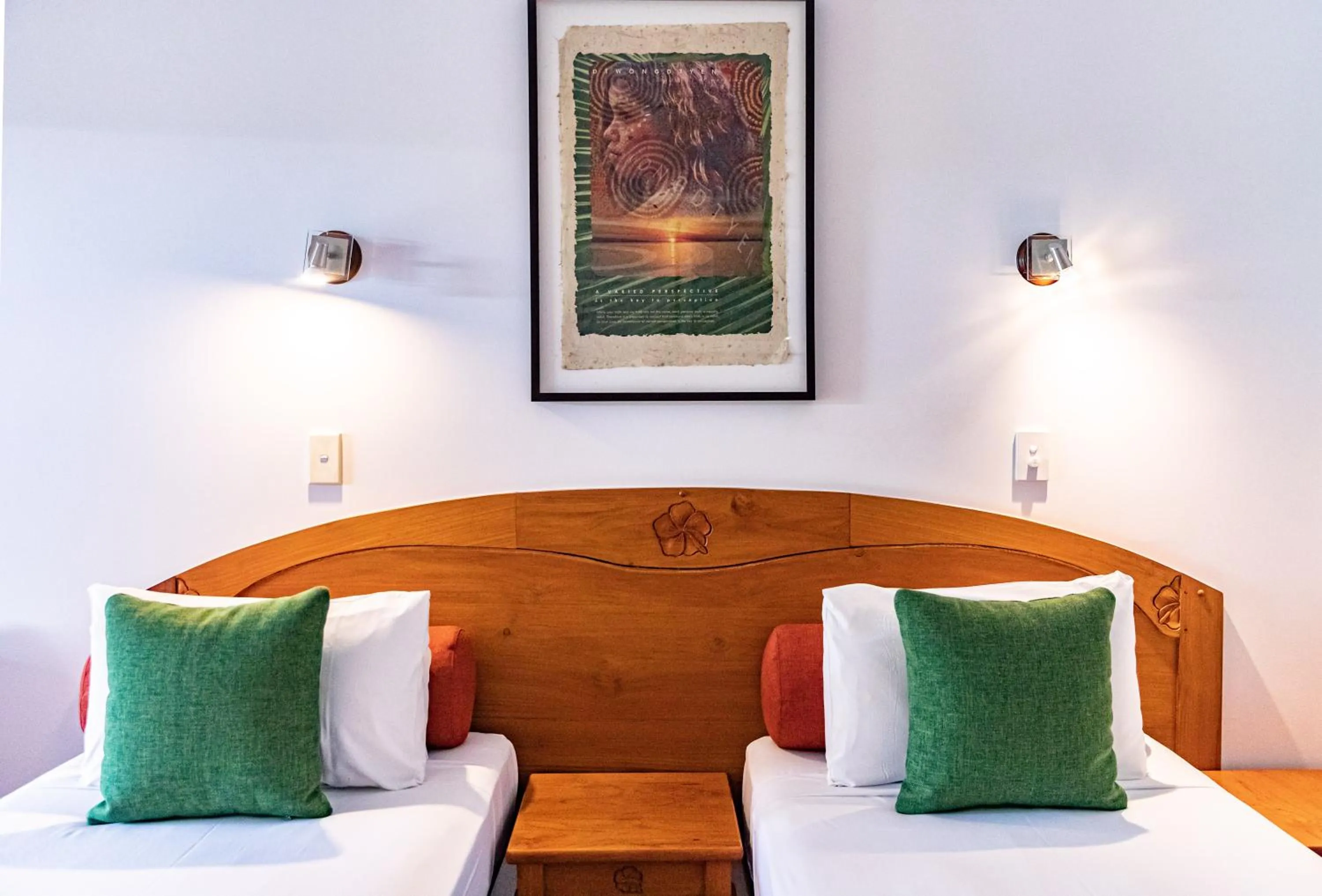 Bed in Hibiscus Resort & Spa - Official Onsite Reception & Check In