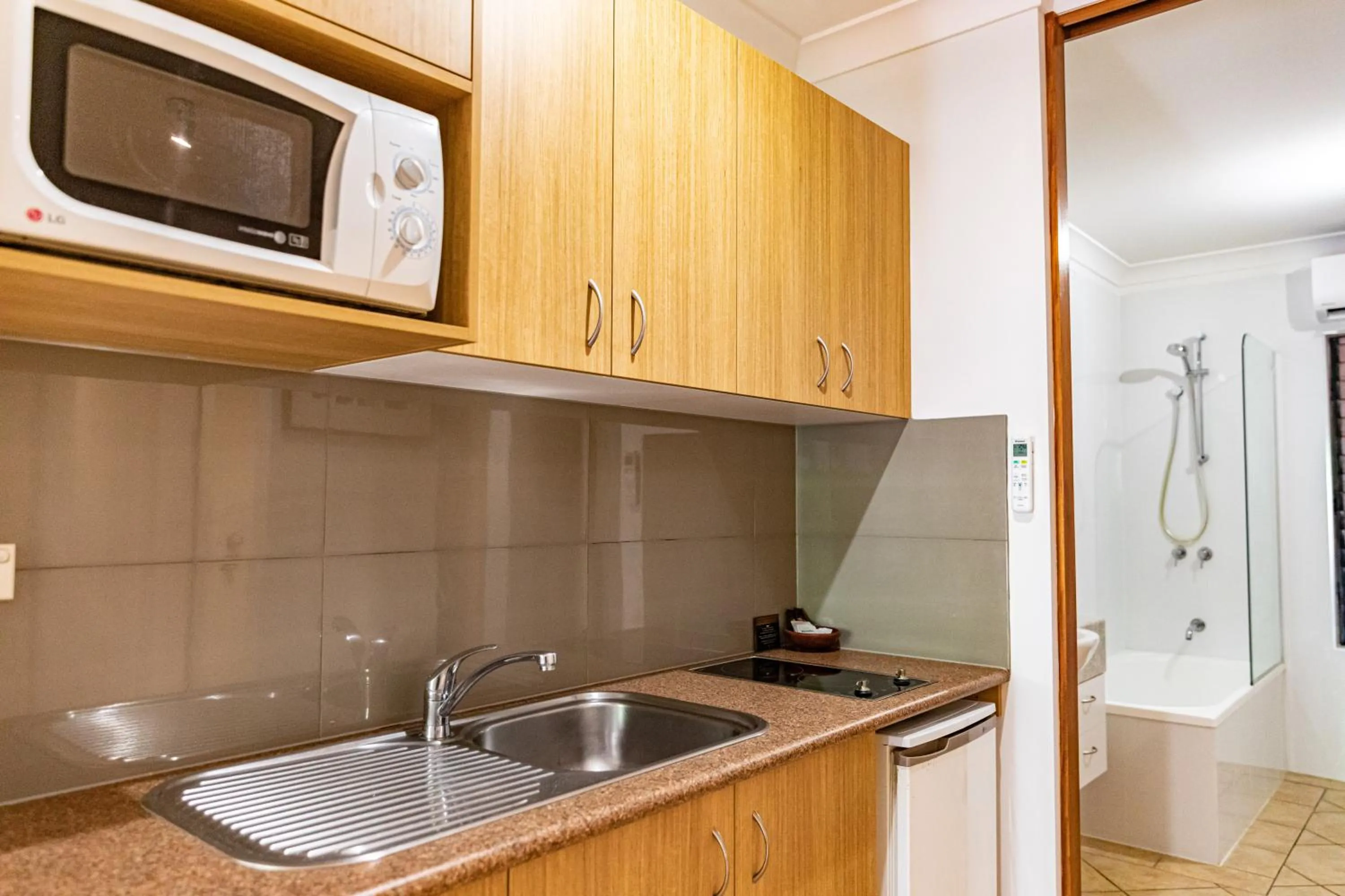 Shower in Hibiscus Resort & Spa - Official Onsite Reception & Check In