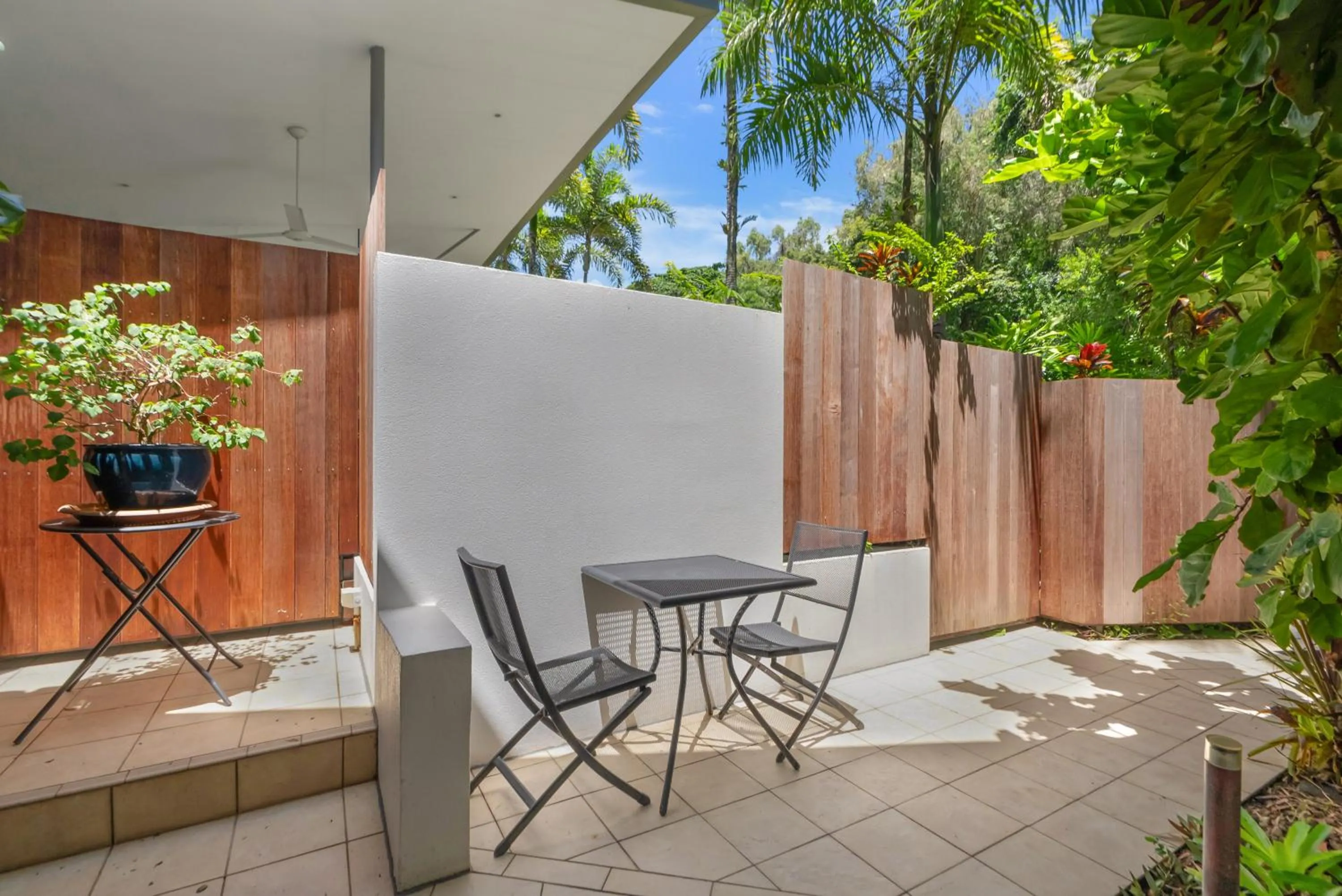 Patio in Sanctuary Palm Cove