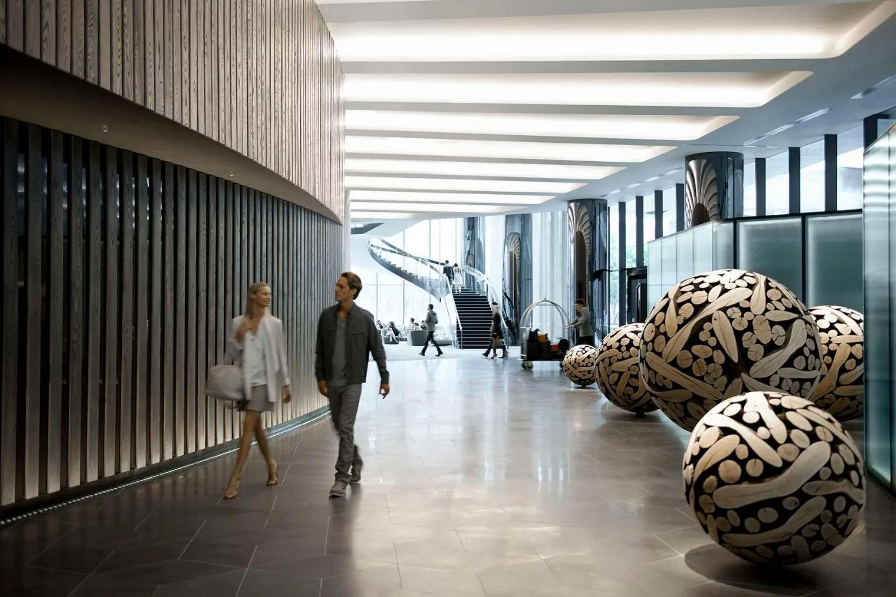 Lobby or reception in Crown Metropol Melbourne