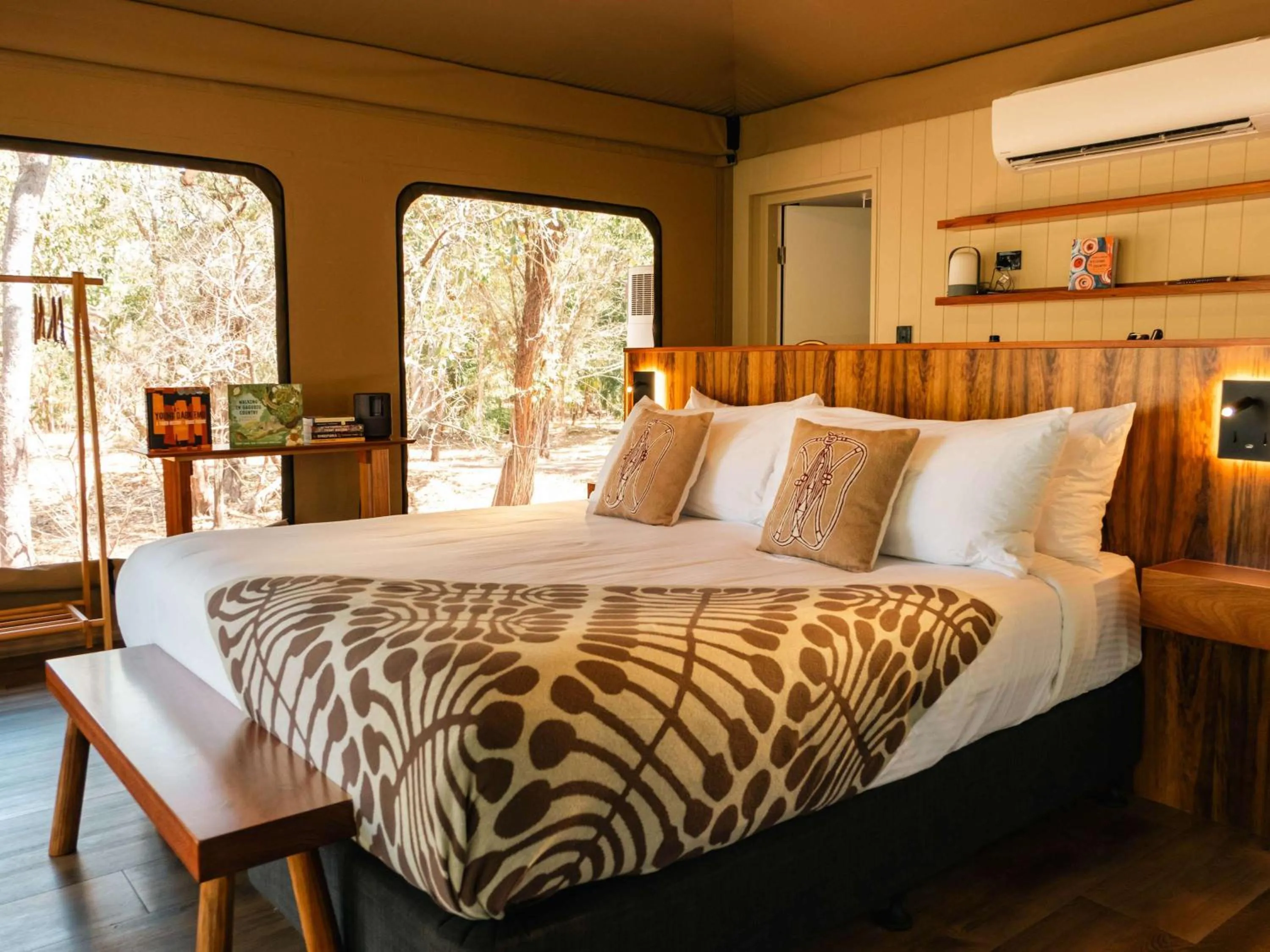 Bed in Cooinda Lodge Kakadu