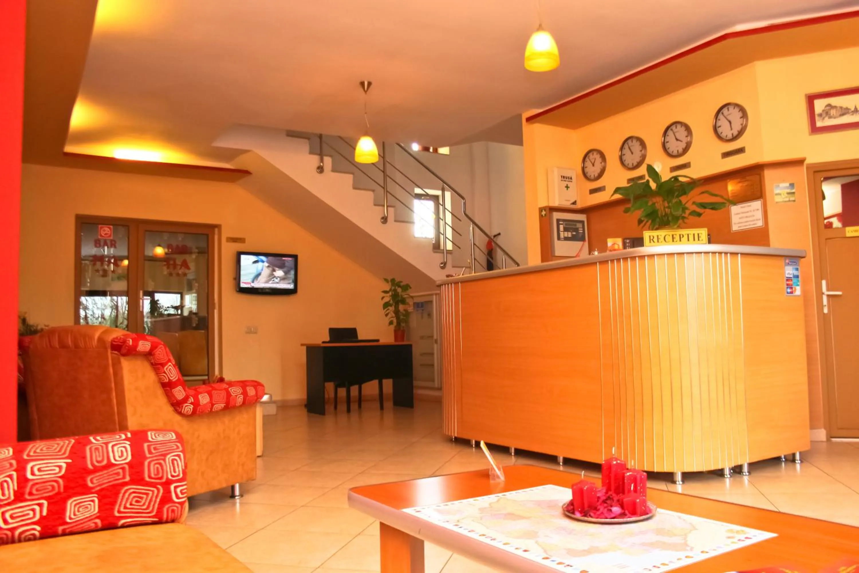 Lobby or reception in Hotel Alexandra