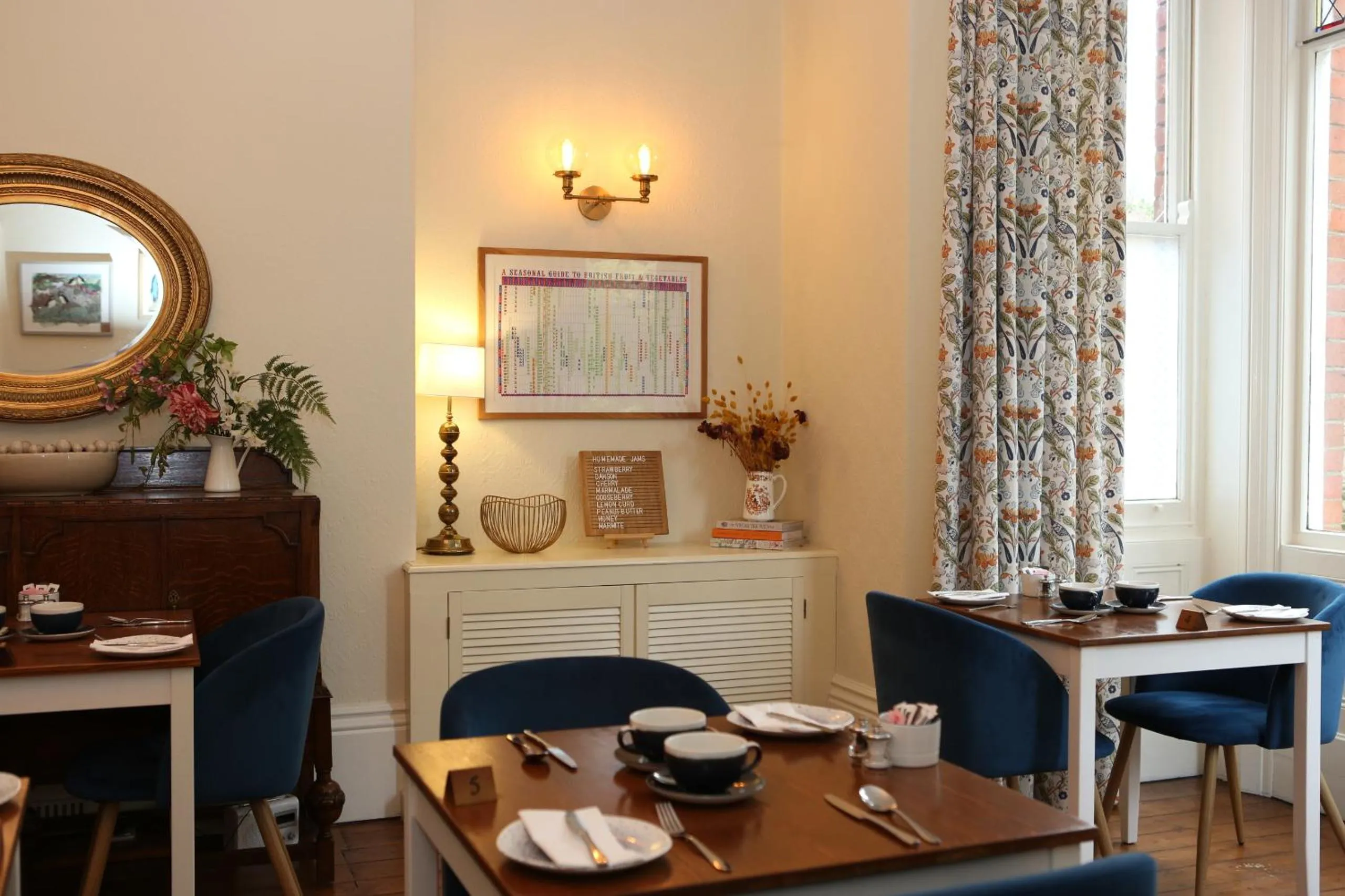 Dining area in The Cordelia