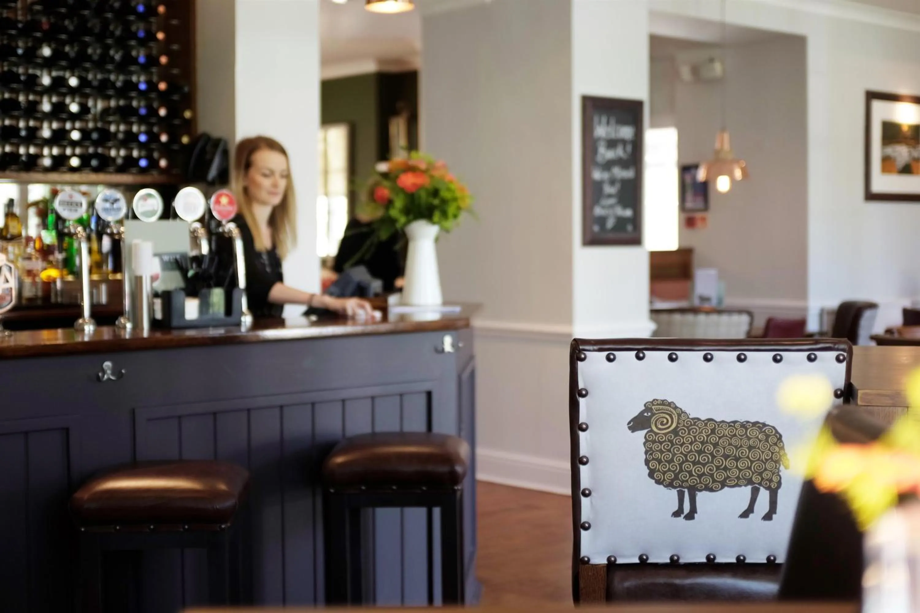 Lounge or bar in The Fleece