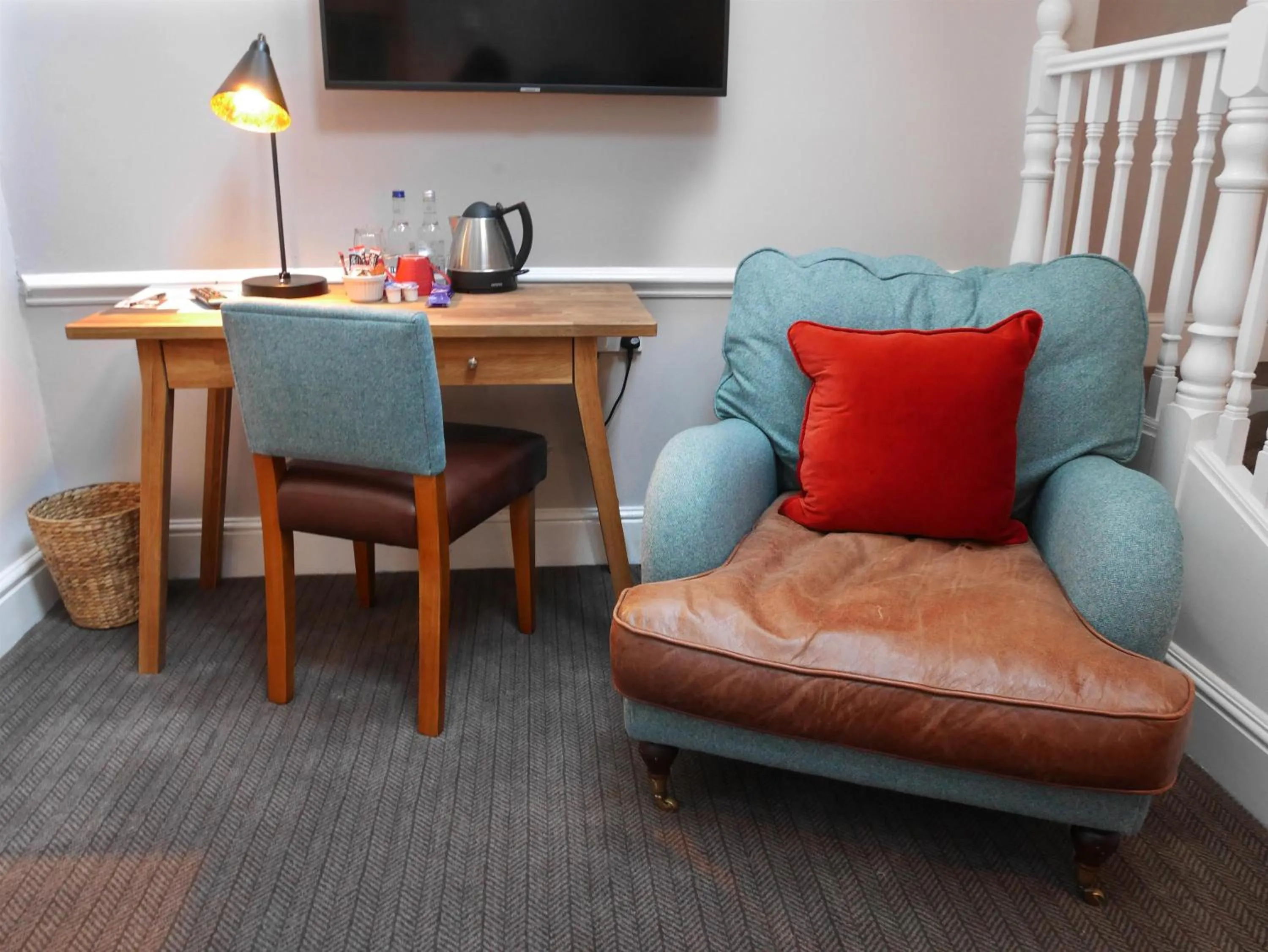 Seating area in The Fleece