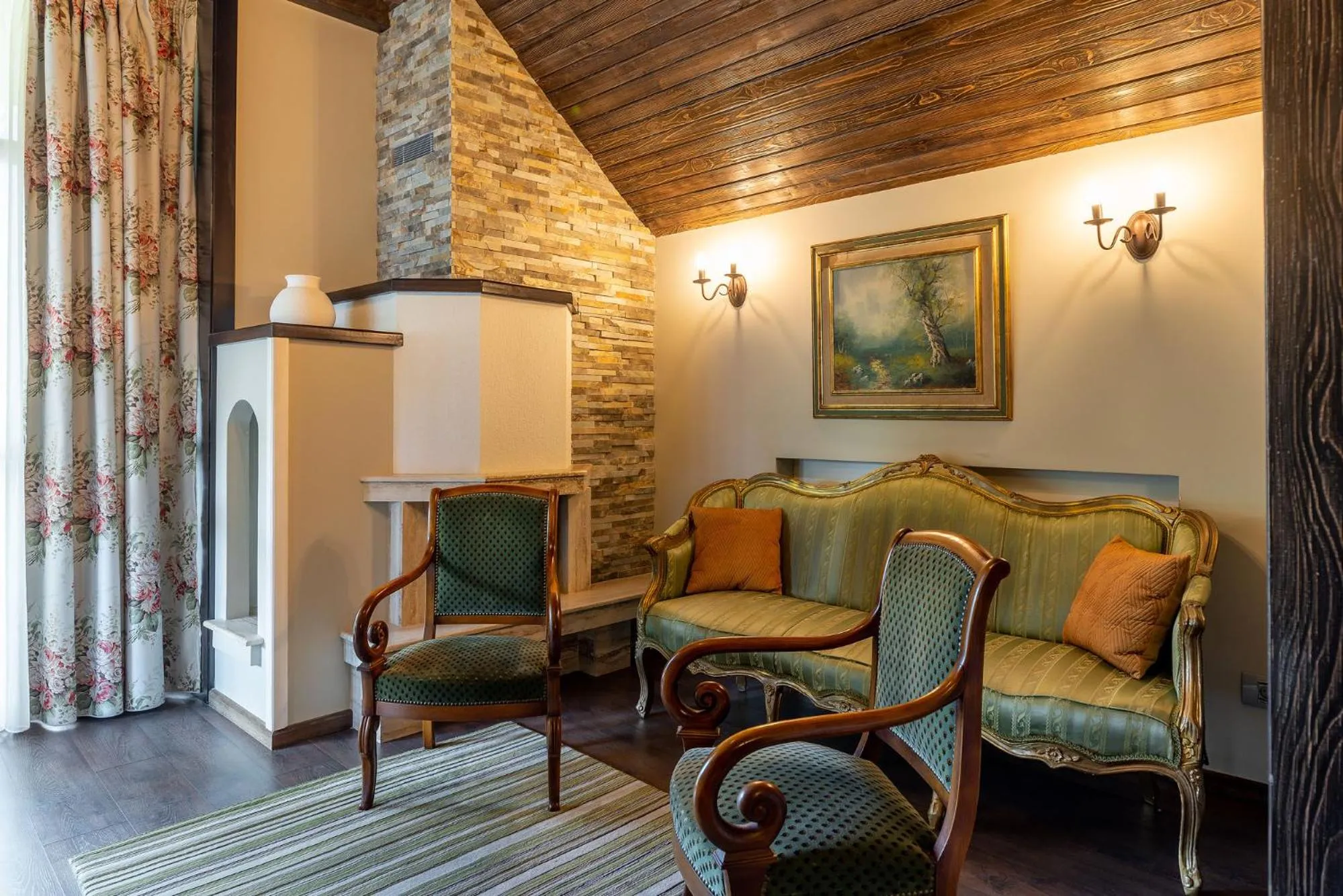 Seating area in Casa Freya