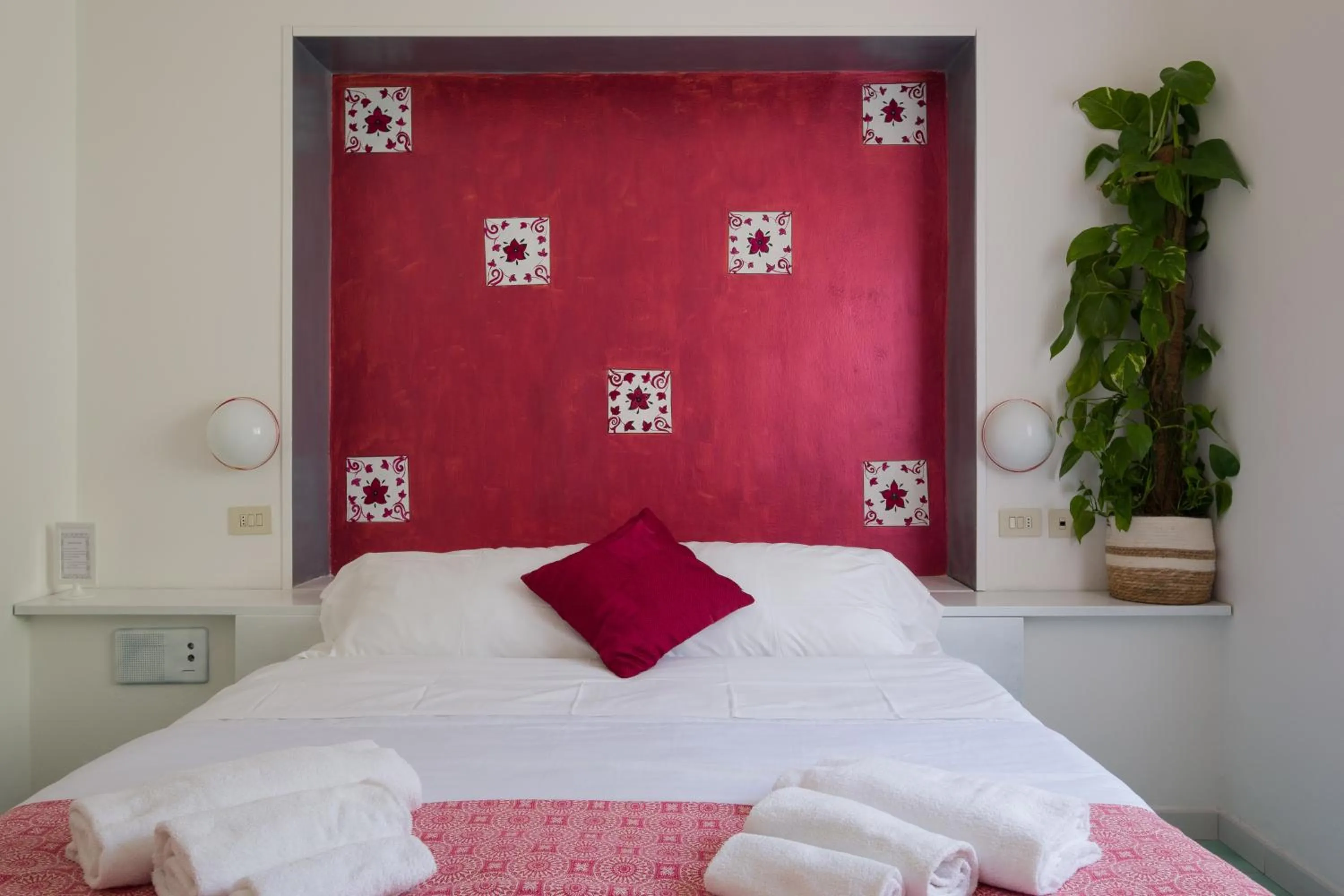 Bed in Hotel Punto Verde