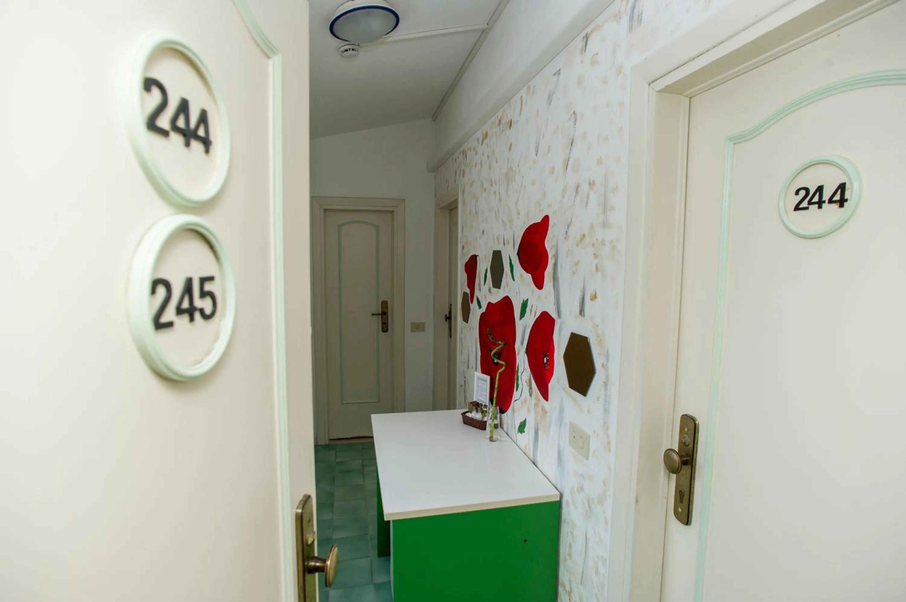 Bed in Hotel Punto Verde