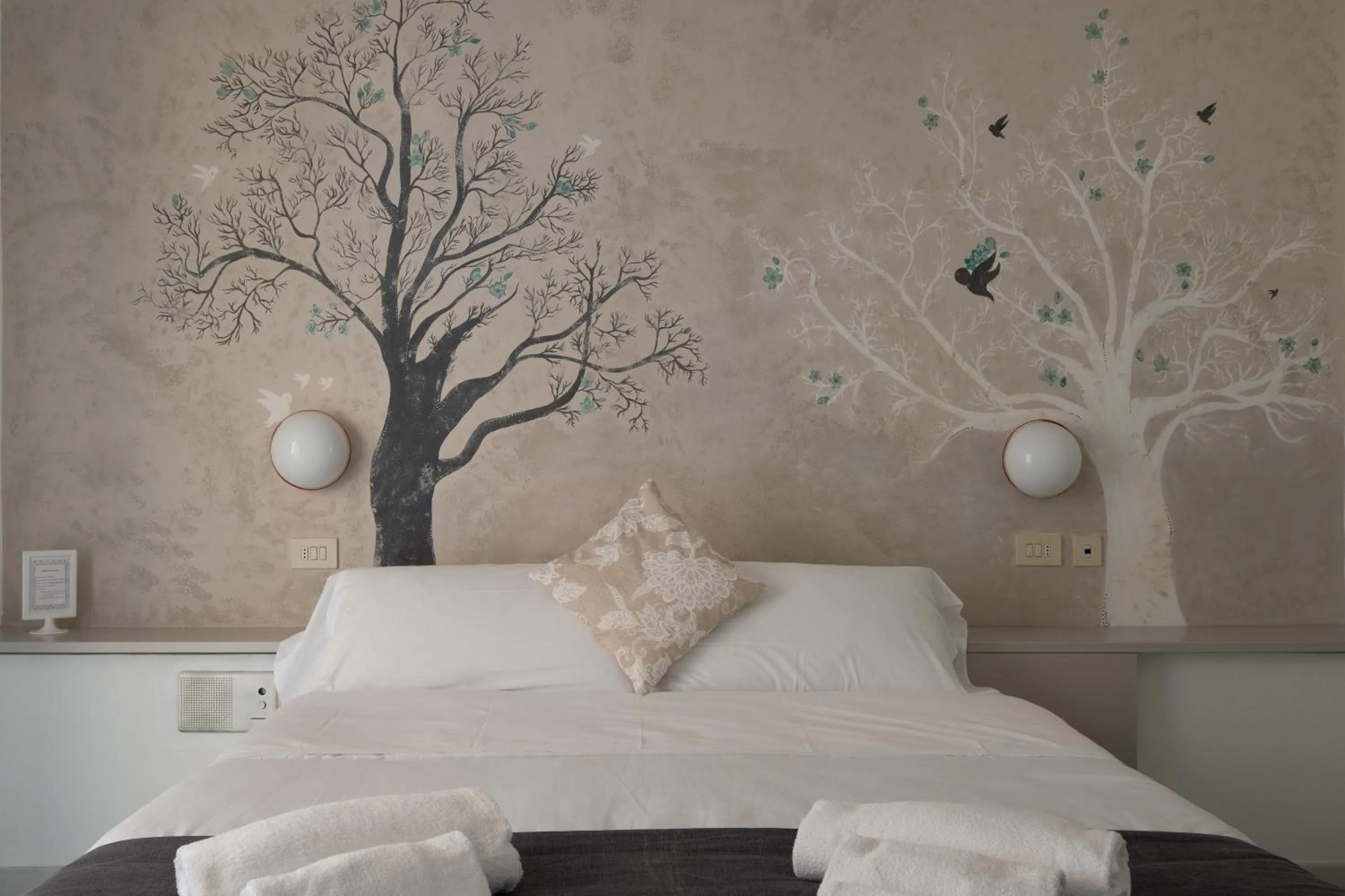 Bed in Hotel Punto Verde