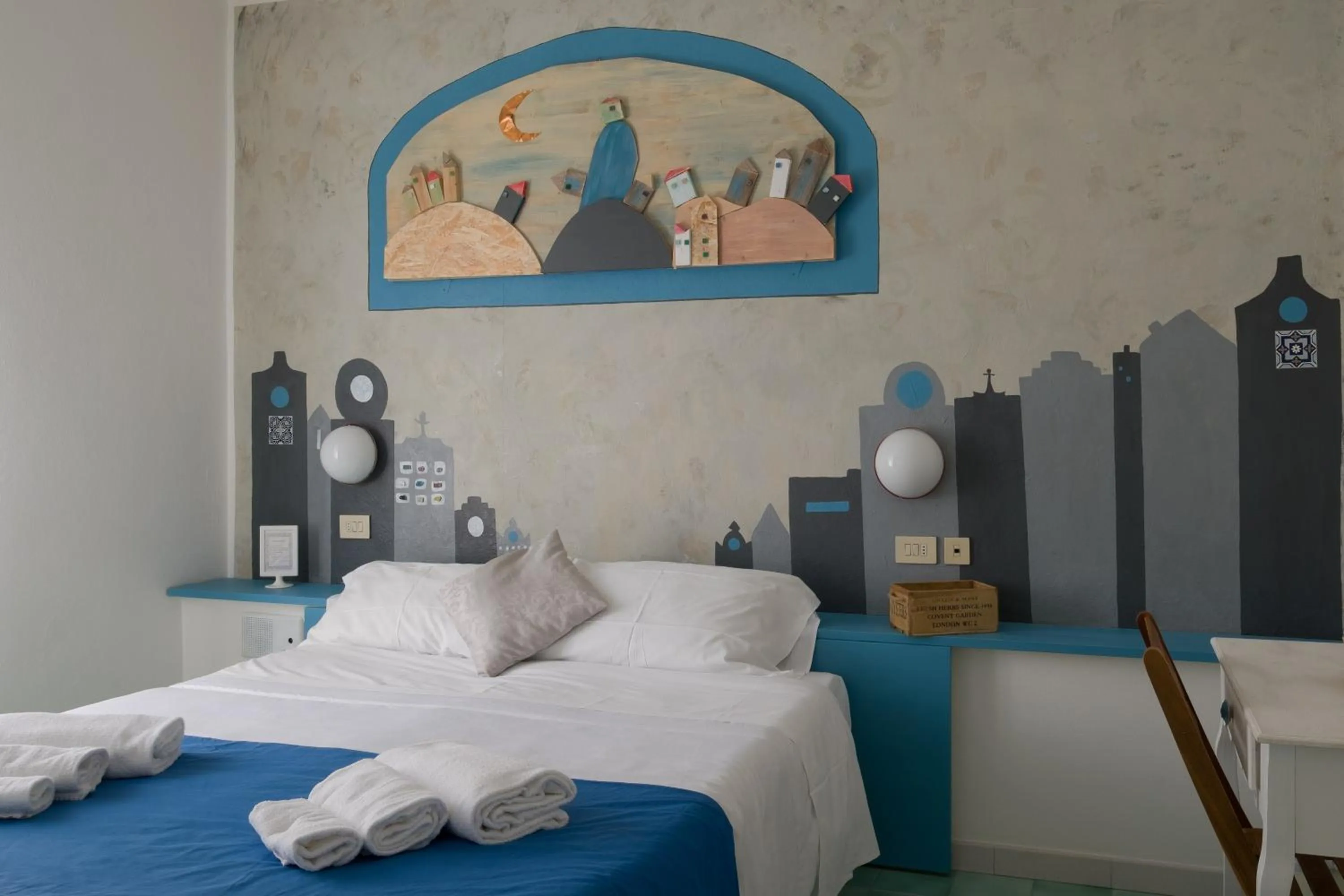 Bed in Hotel Punto Verde