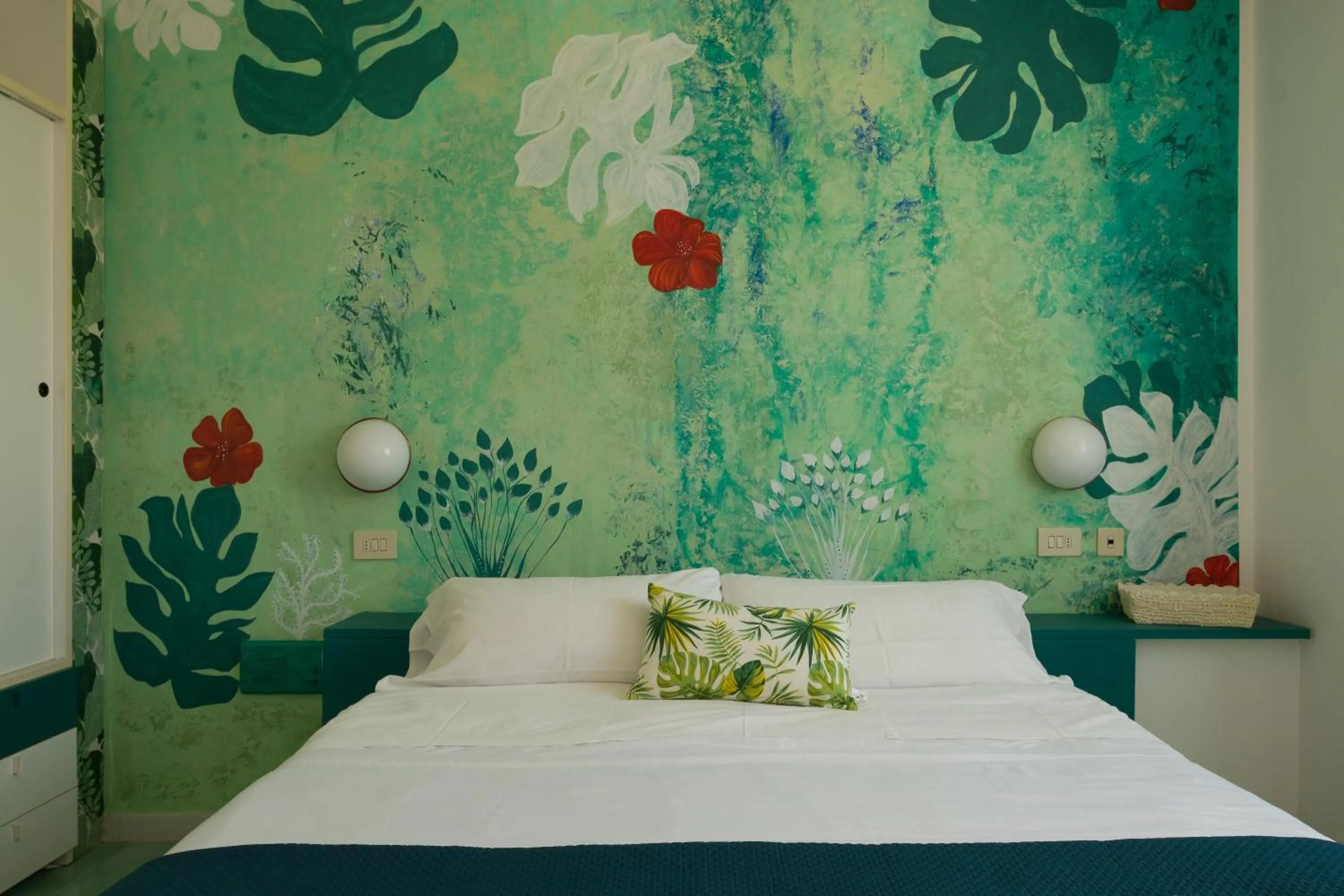 Bed in Hotel Punto Verde