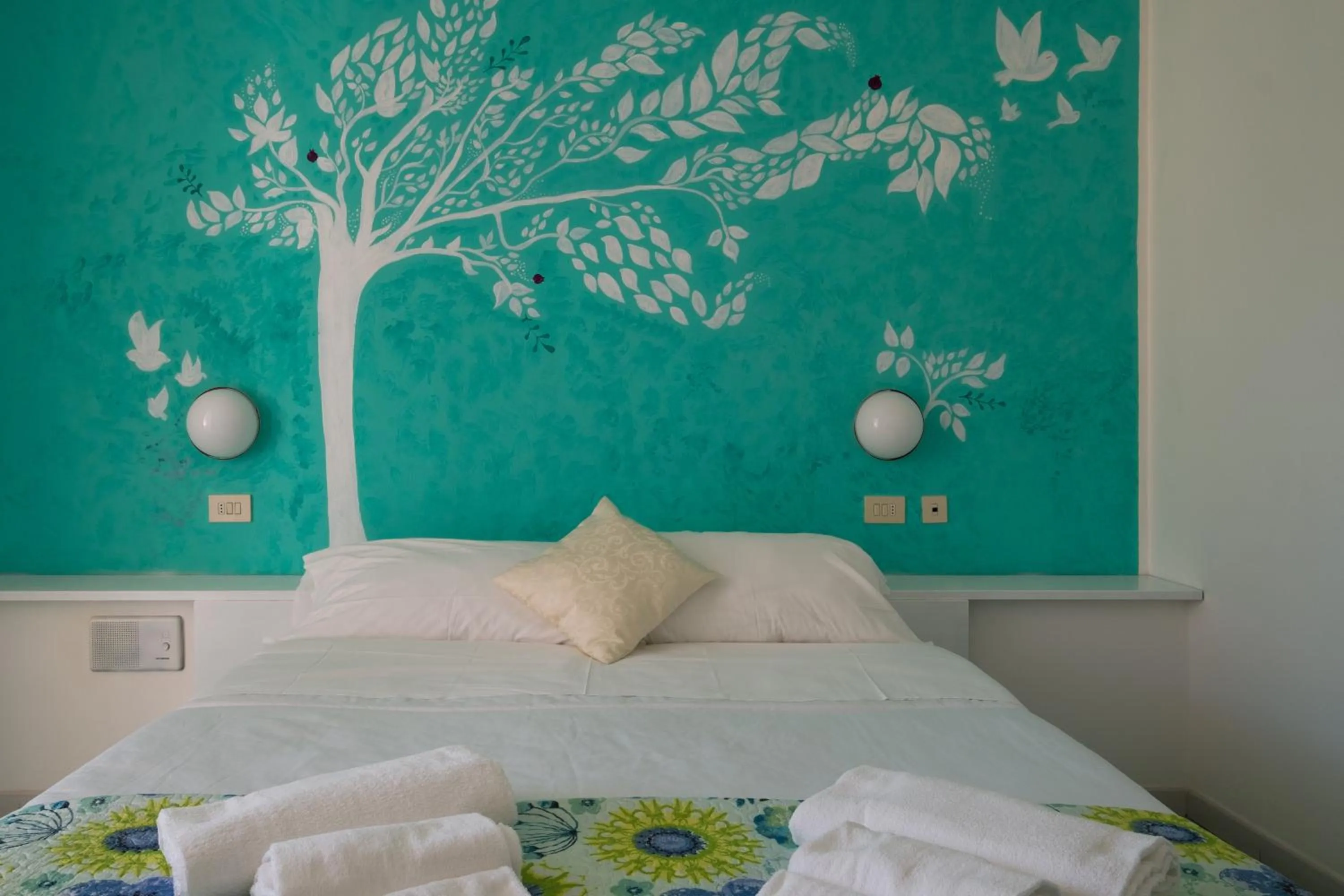 Bed in Hotel Punto Verde