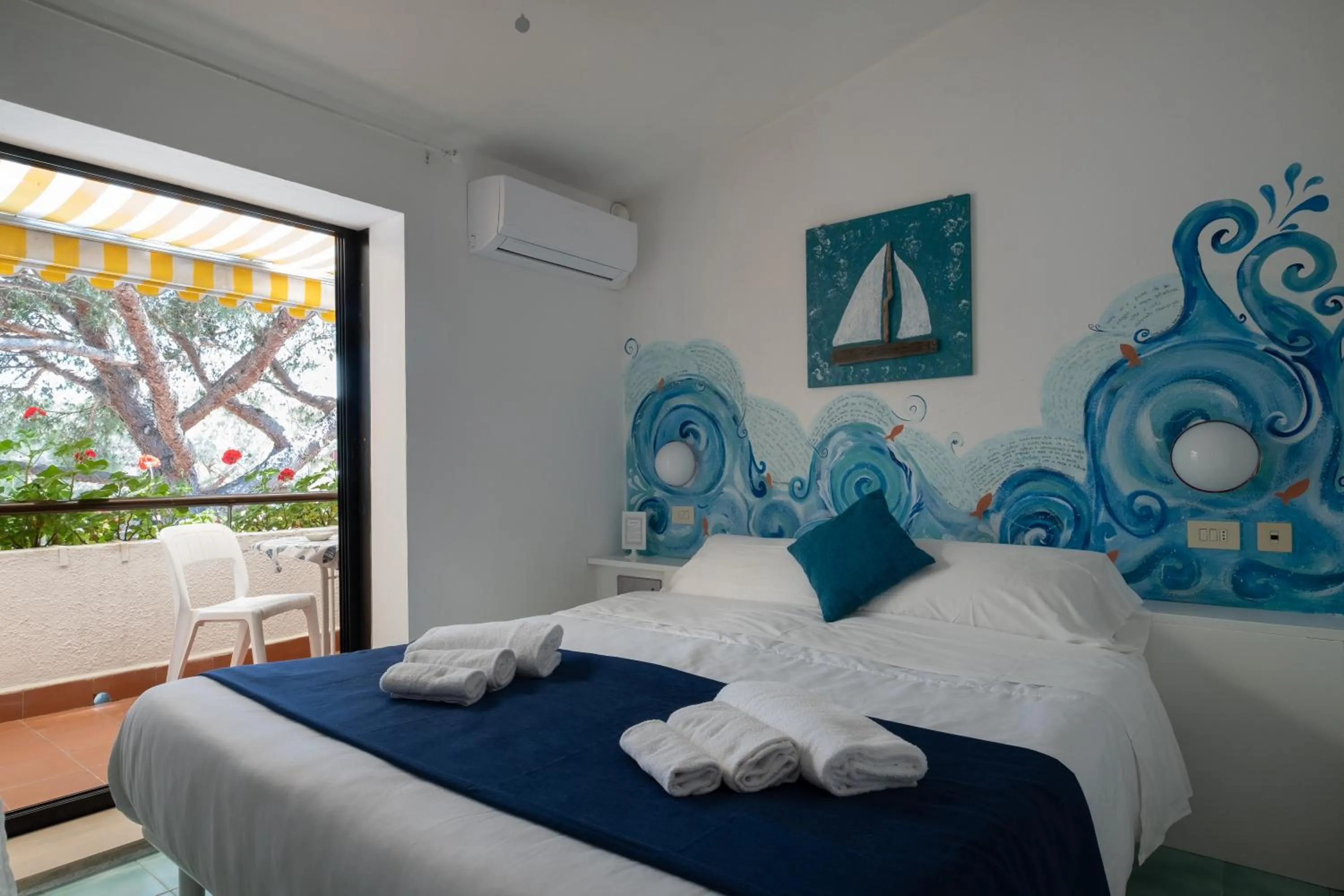 Bed in Hotel Punto Verde