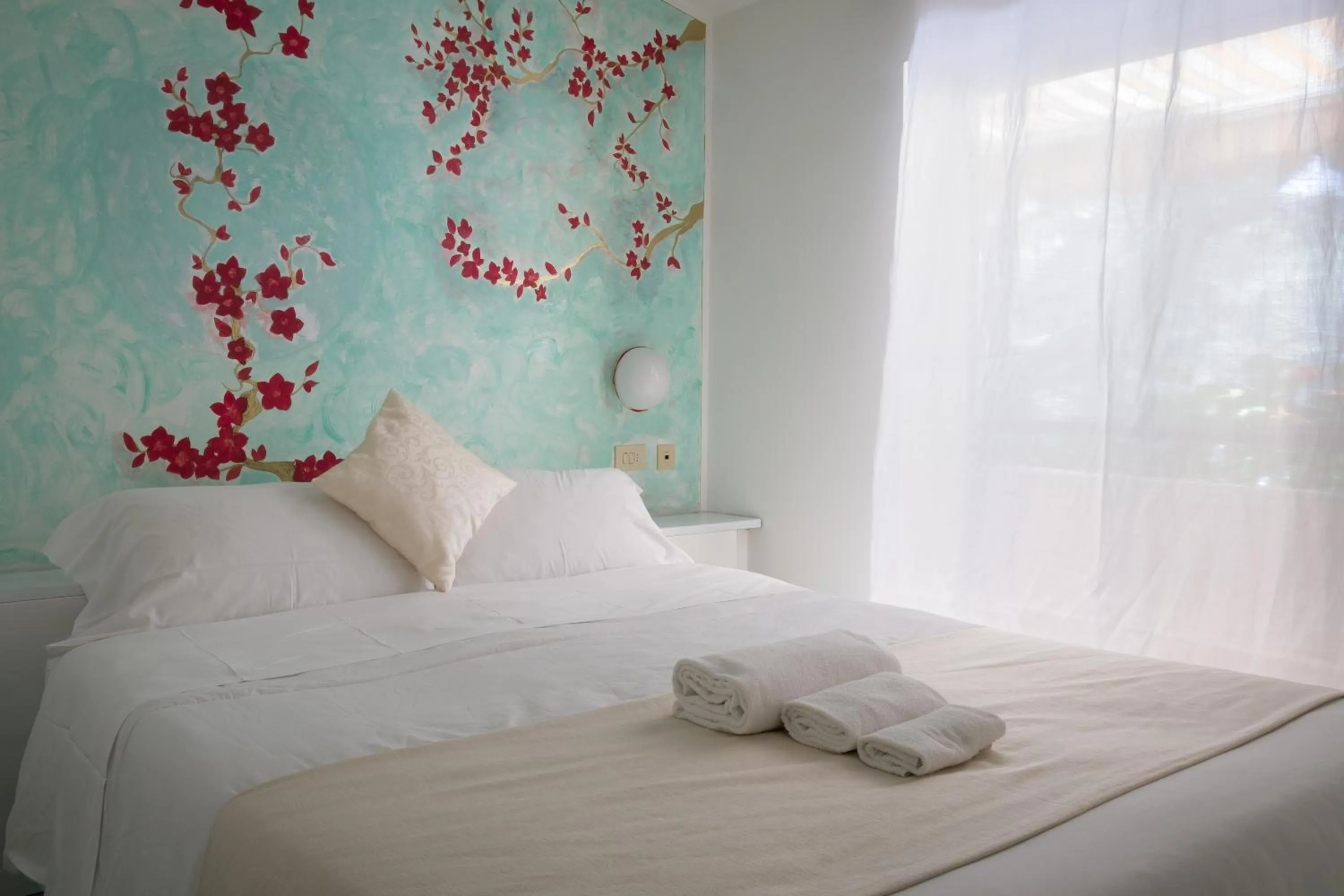 Bed in Hotel Punto Verde