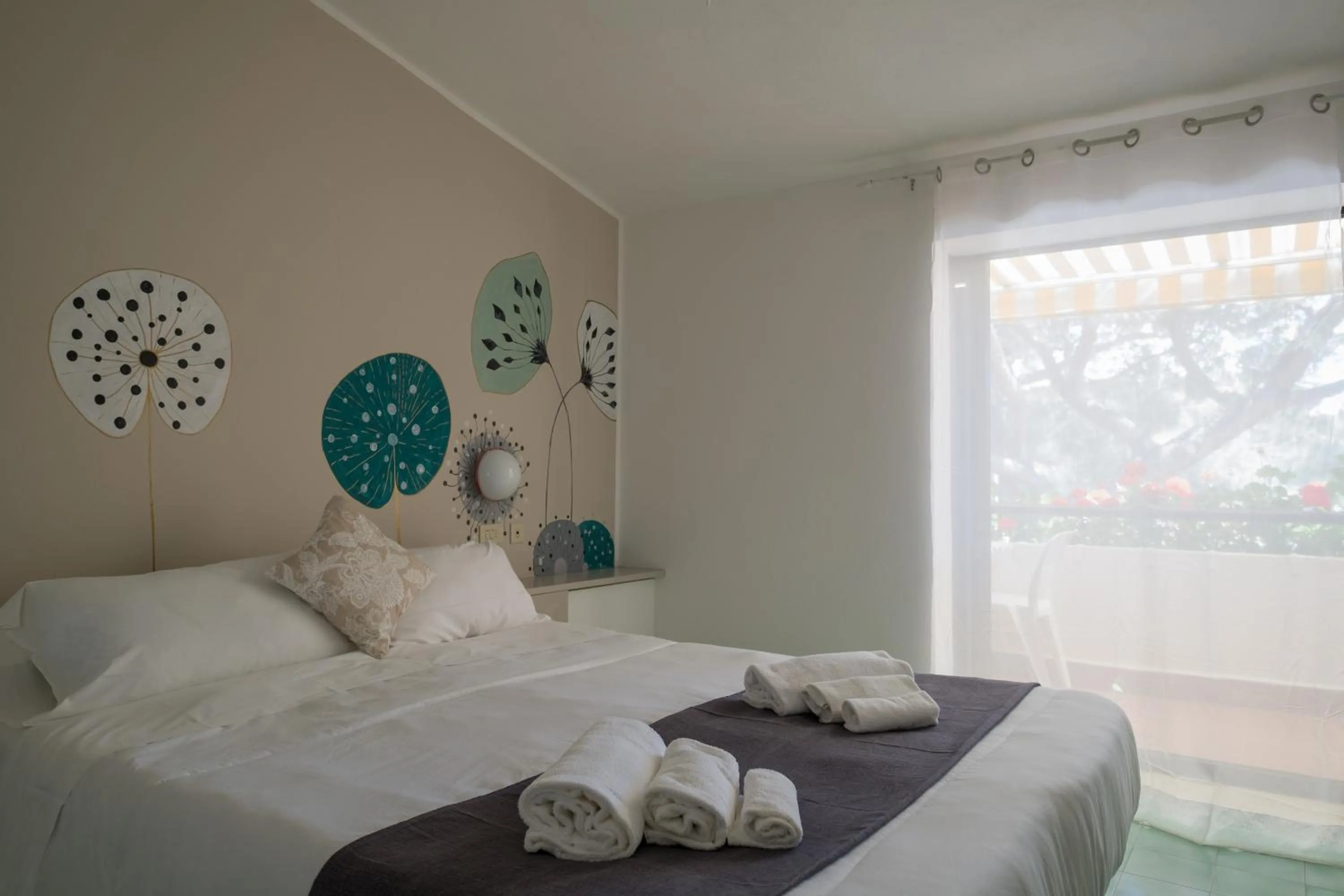 Bed in Hotel Punto Verde