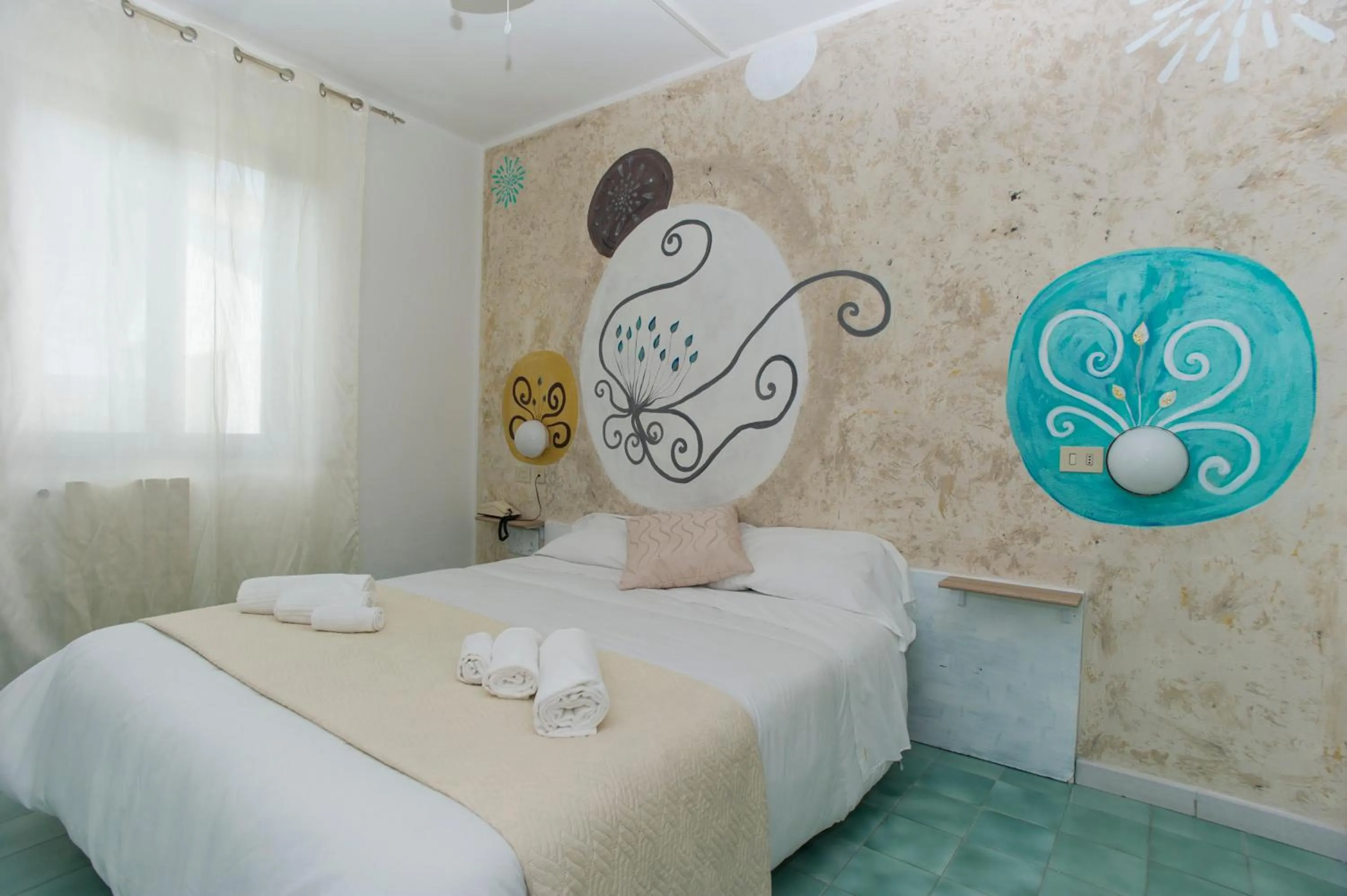 Bed in Hotel Punto Verde