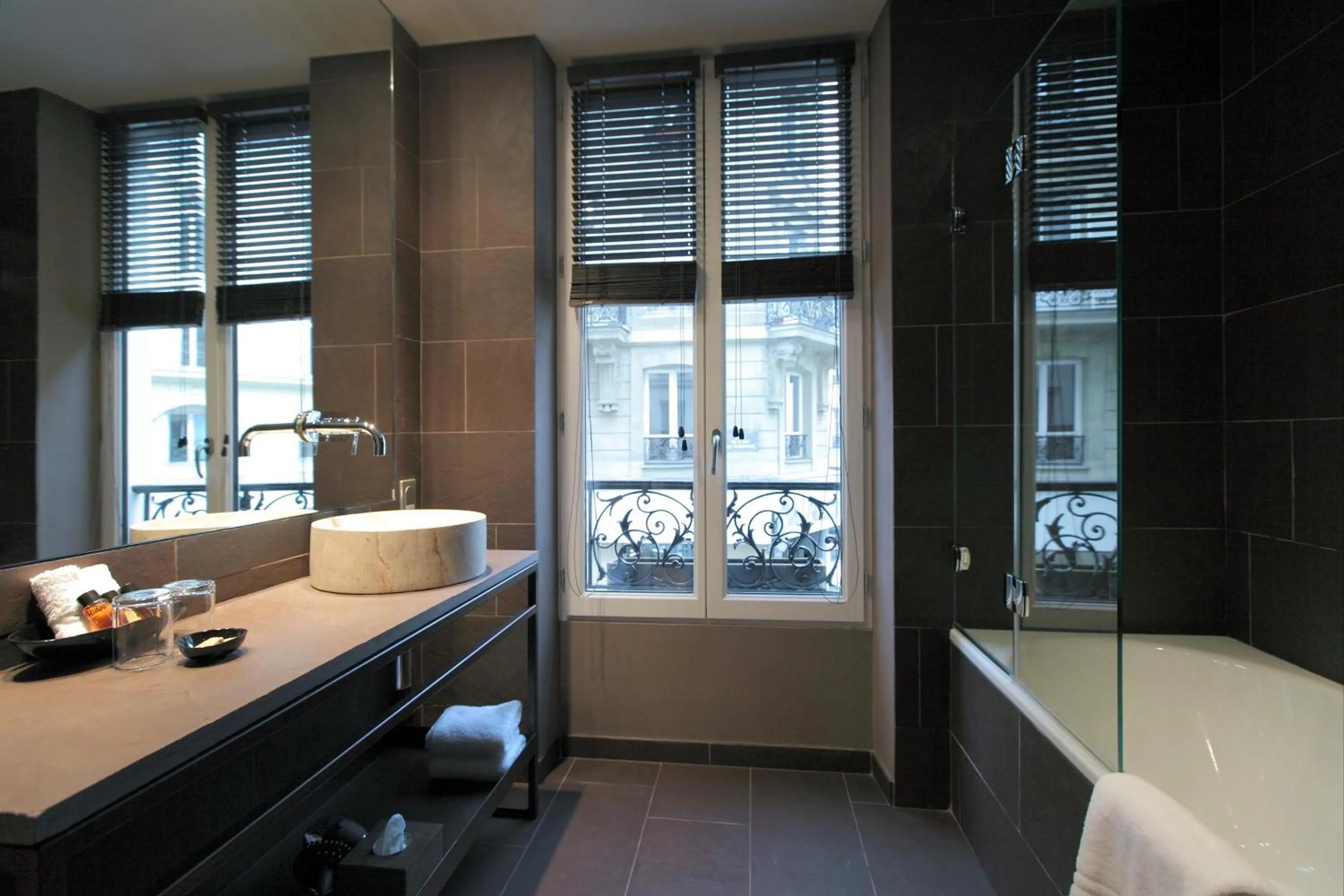 Bath, Bed in Hidden Hotel