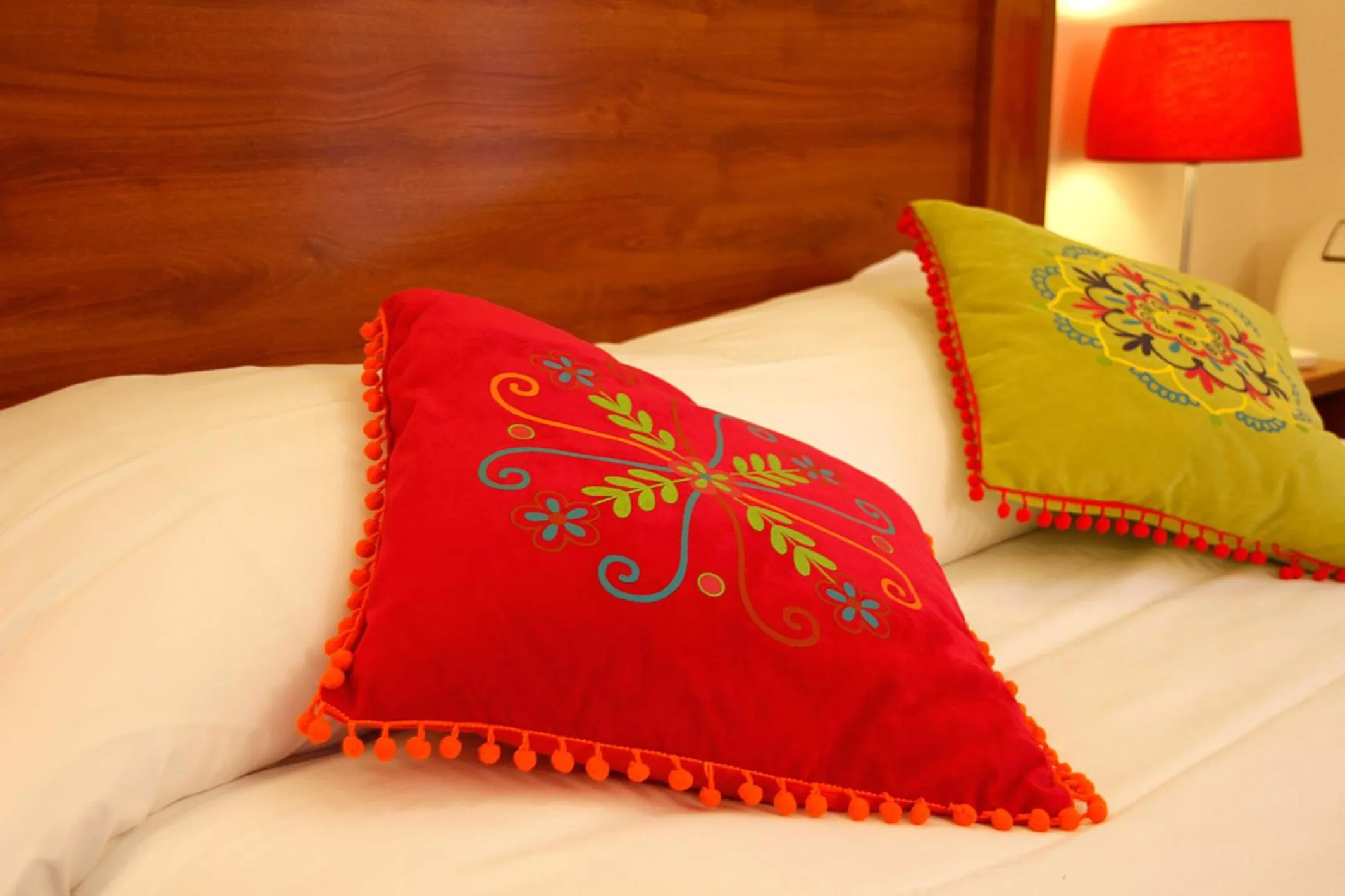 Bed in Chez Terrassier - Logis Hôtels - Hotel et Restaurant