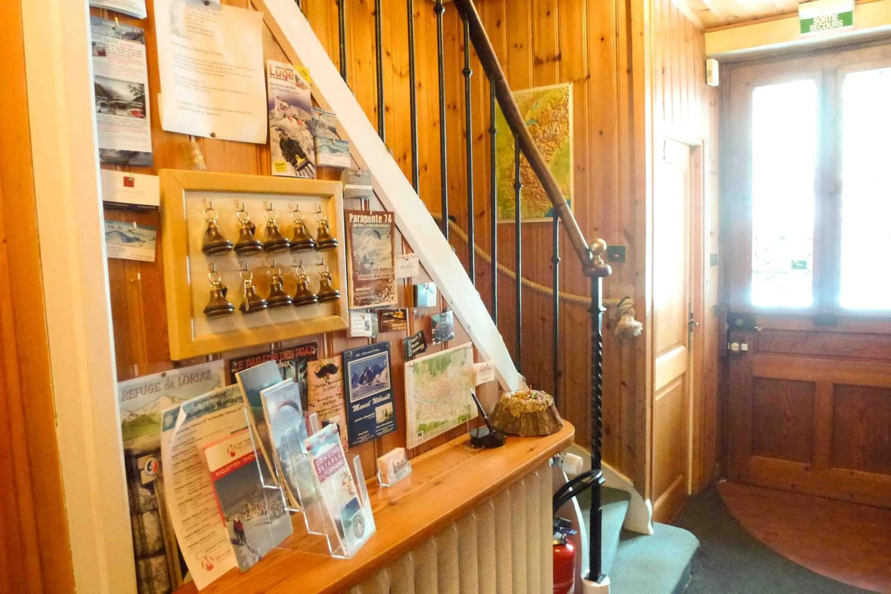 Lobby or reception in Hotel Du Clocher