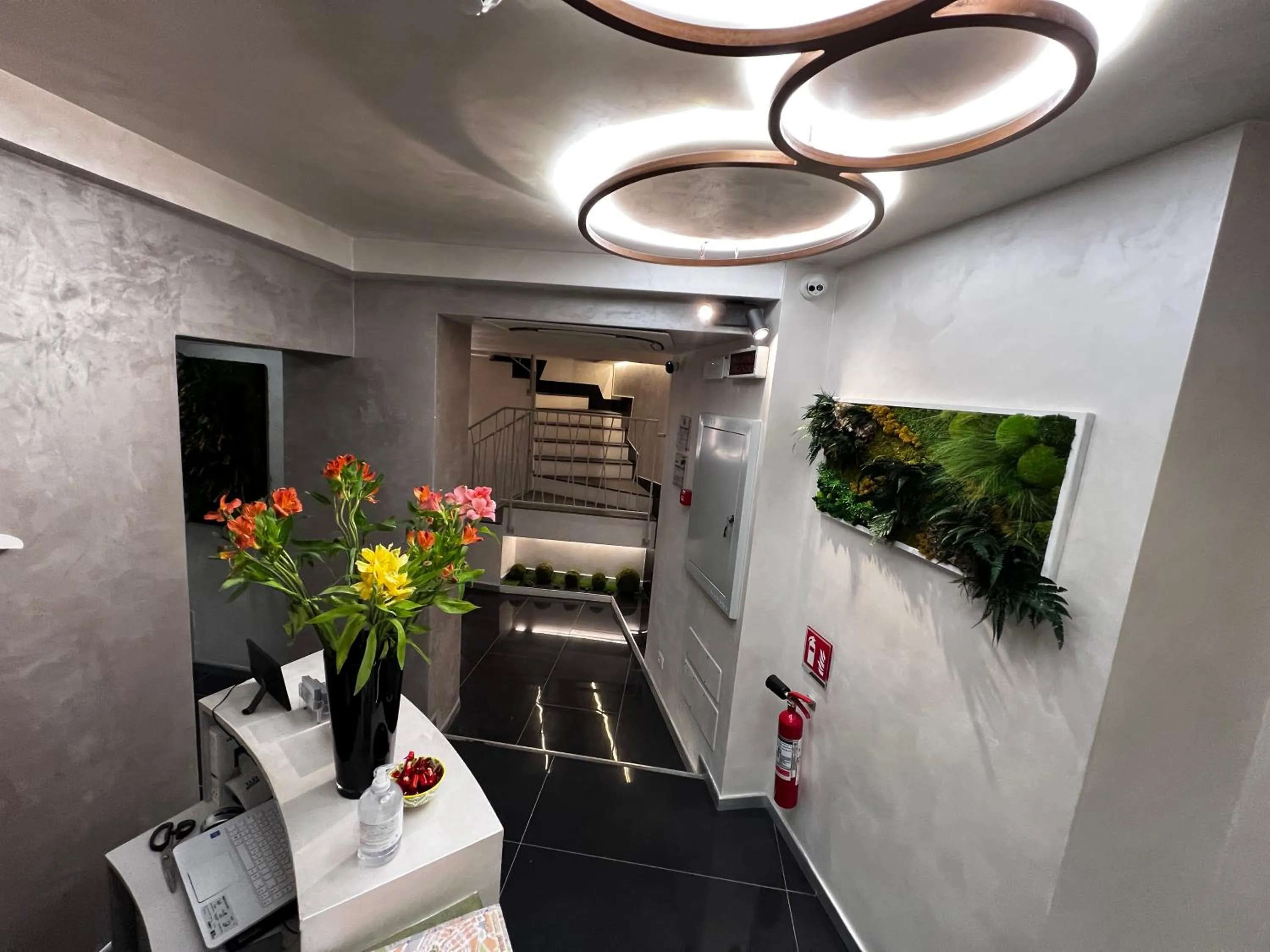 Lobby or reception in Hotel Vespasiano