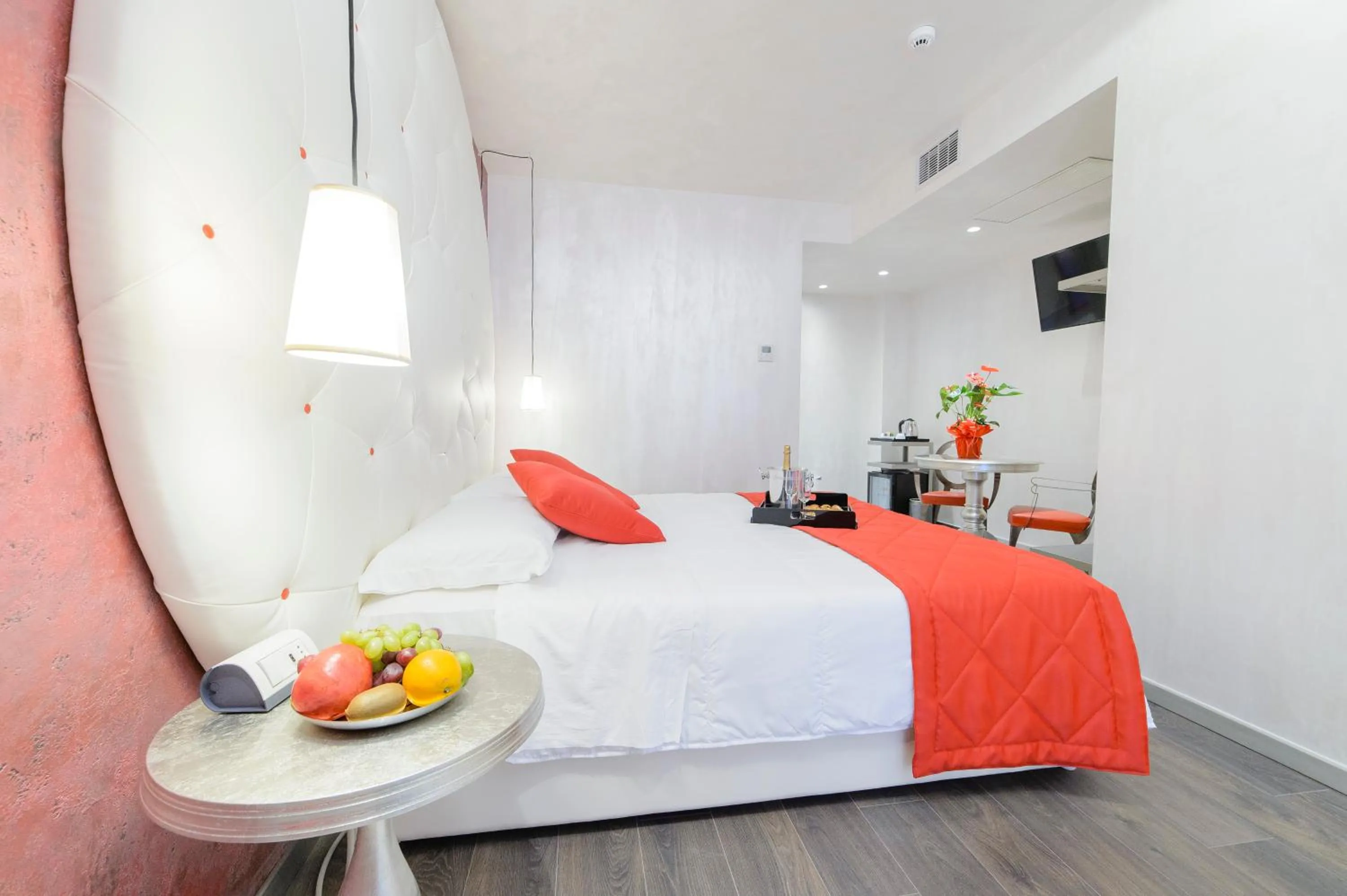 Bed in Hotel Vespasiano