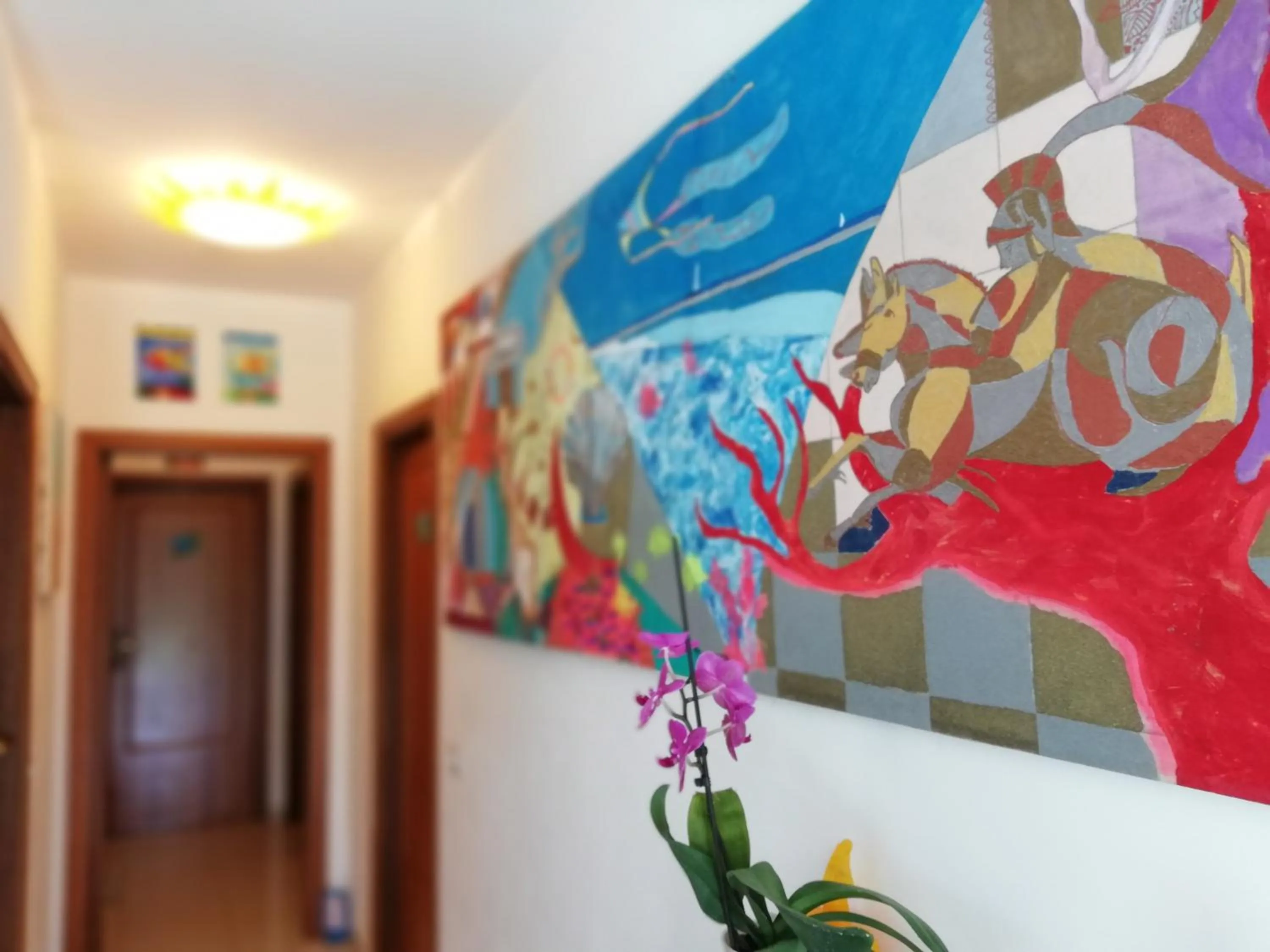 Decorative detail in Casette Santini B&B