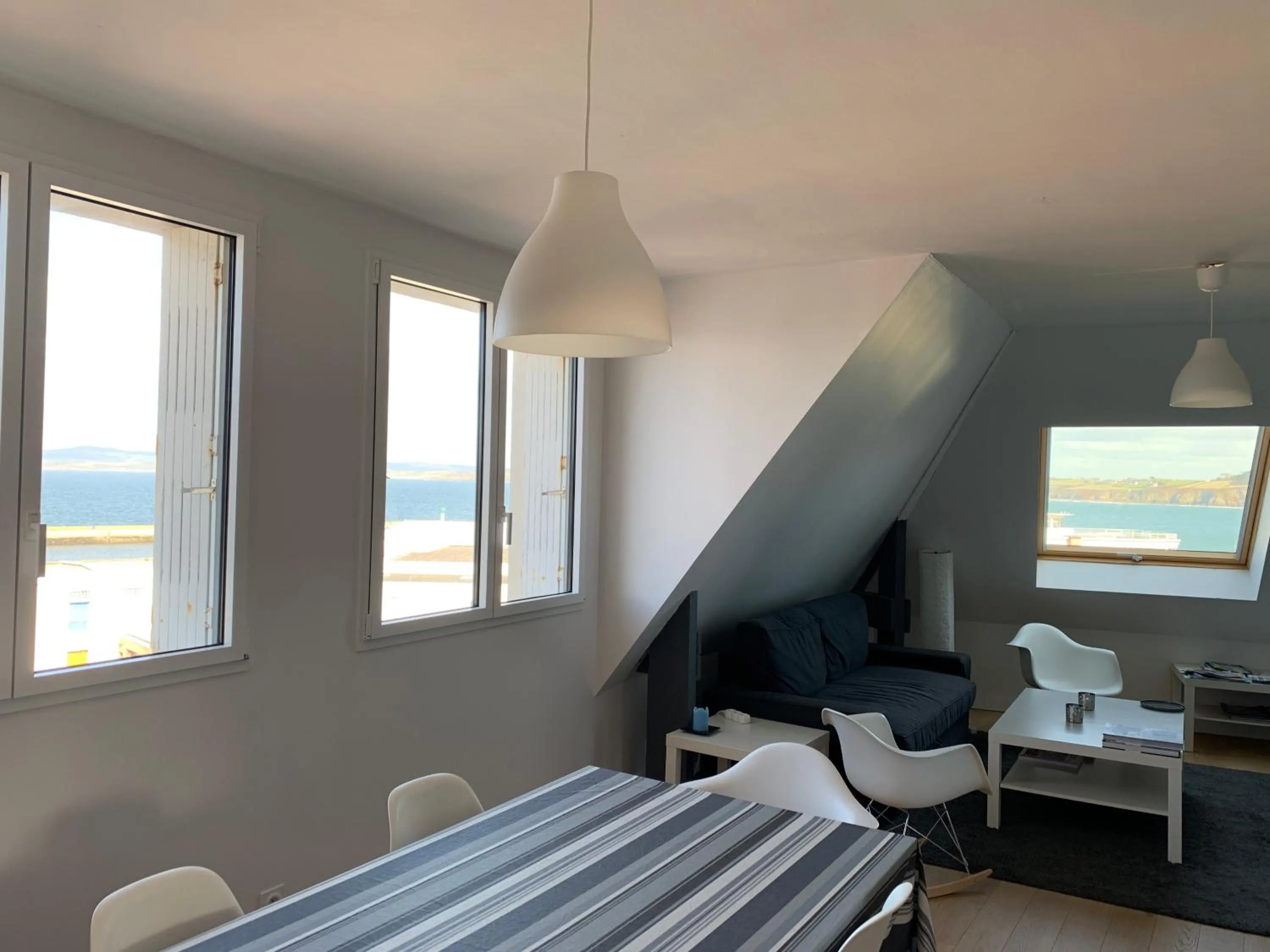Sea view, Bed in Appartement Design II - Port du Rosmeur -Douarnenez