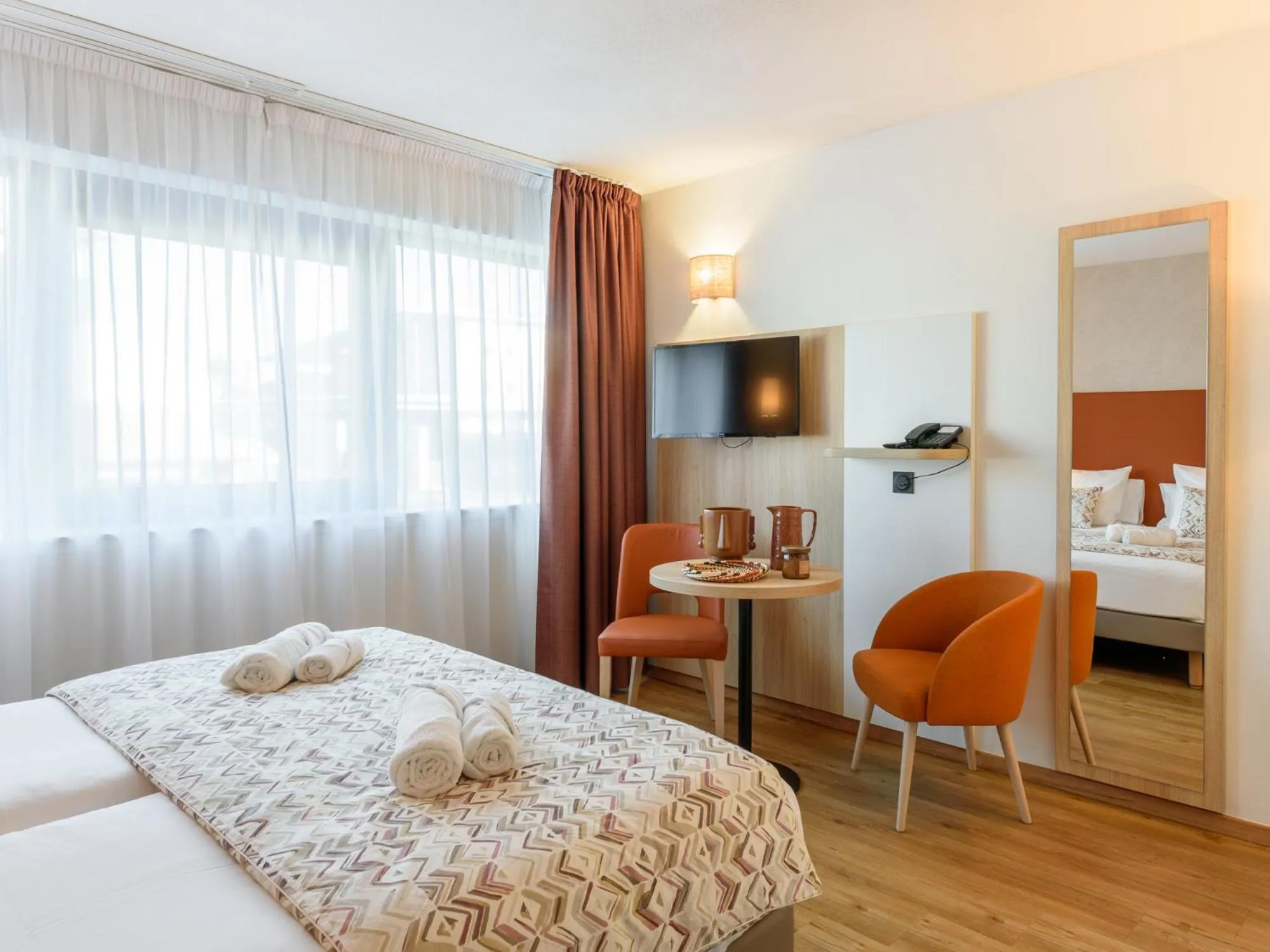 Bedroom, Bed in Residhome Toulouse Tolosa