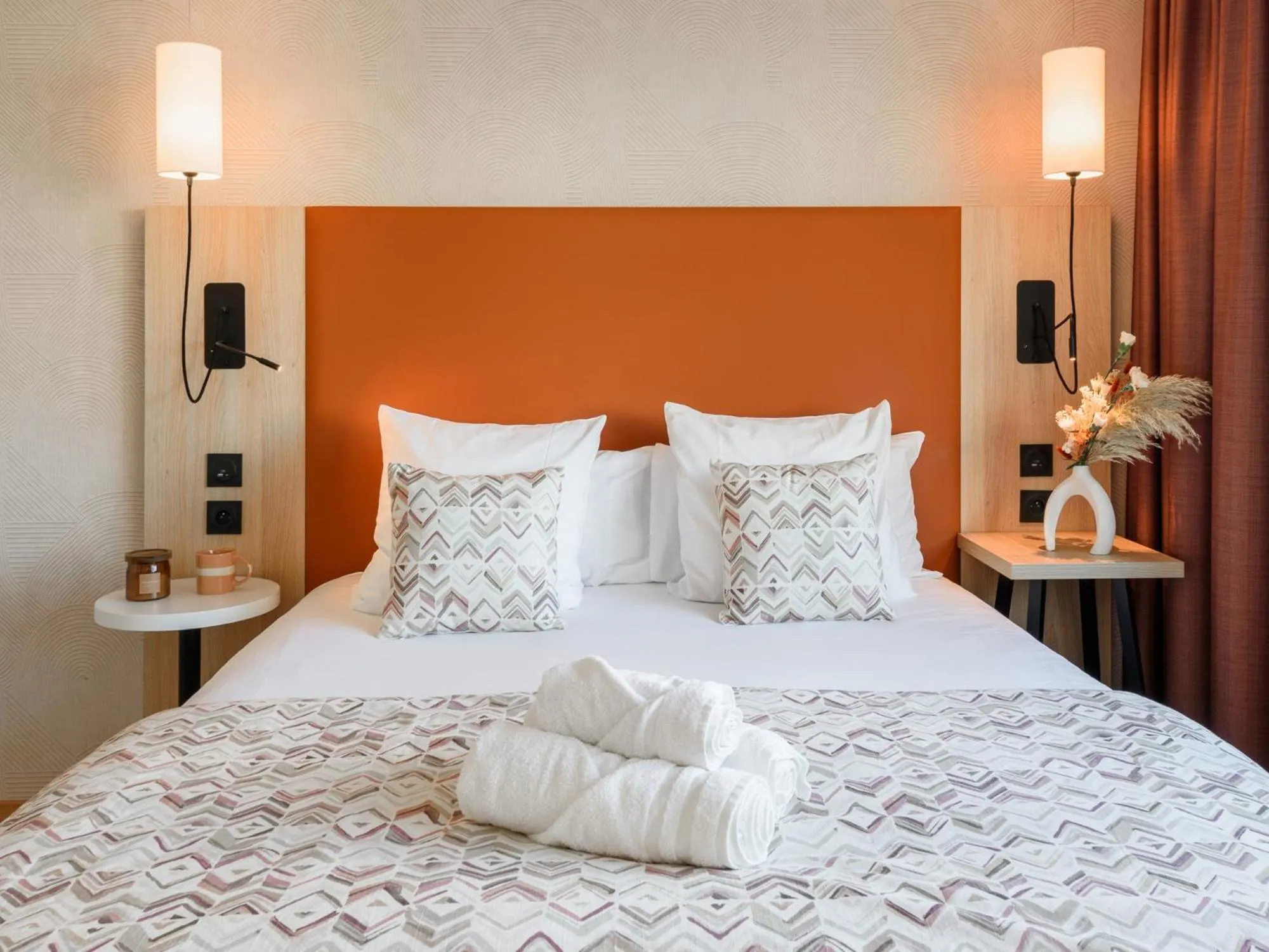 Bedroom, Bed in Residhome Toulouse Tolosa