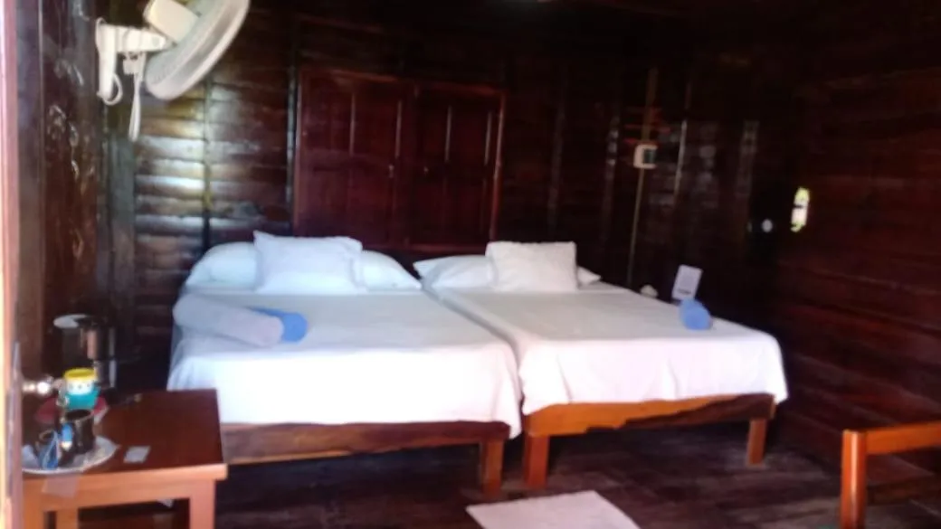 Bed in Cabañas El Cuyo