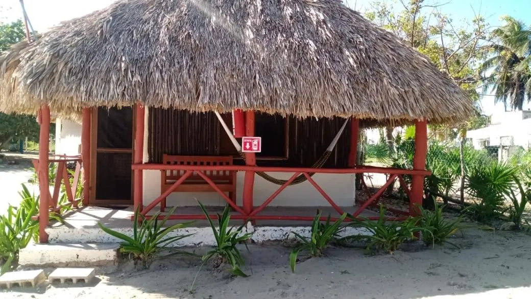 Garden view in Cabañas El Cuyo