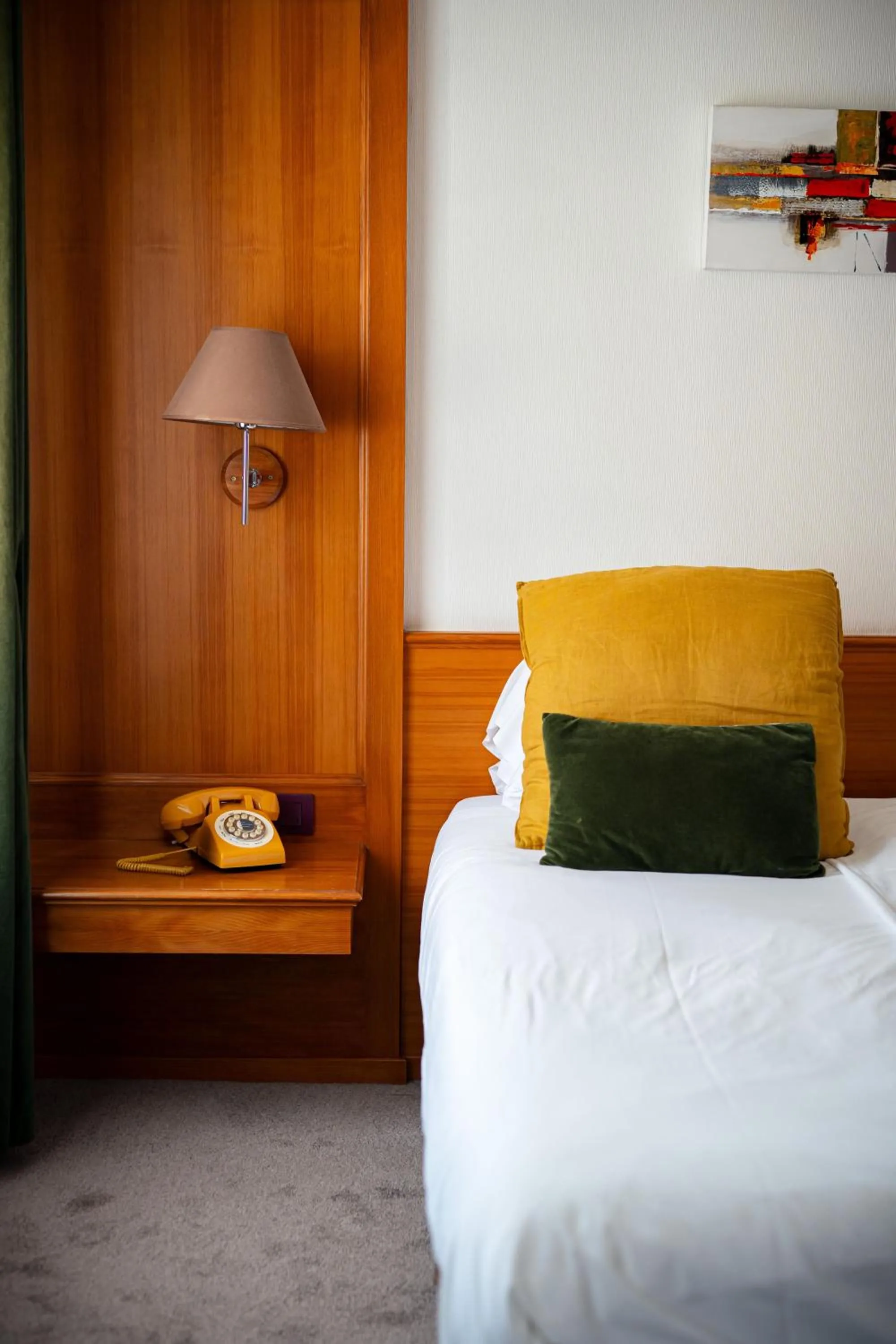 Bedroom, Bed in Hôtel Le Rapp