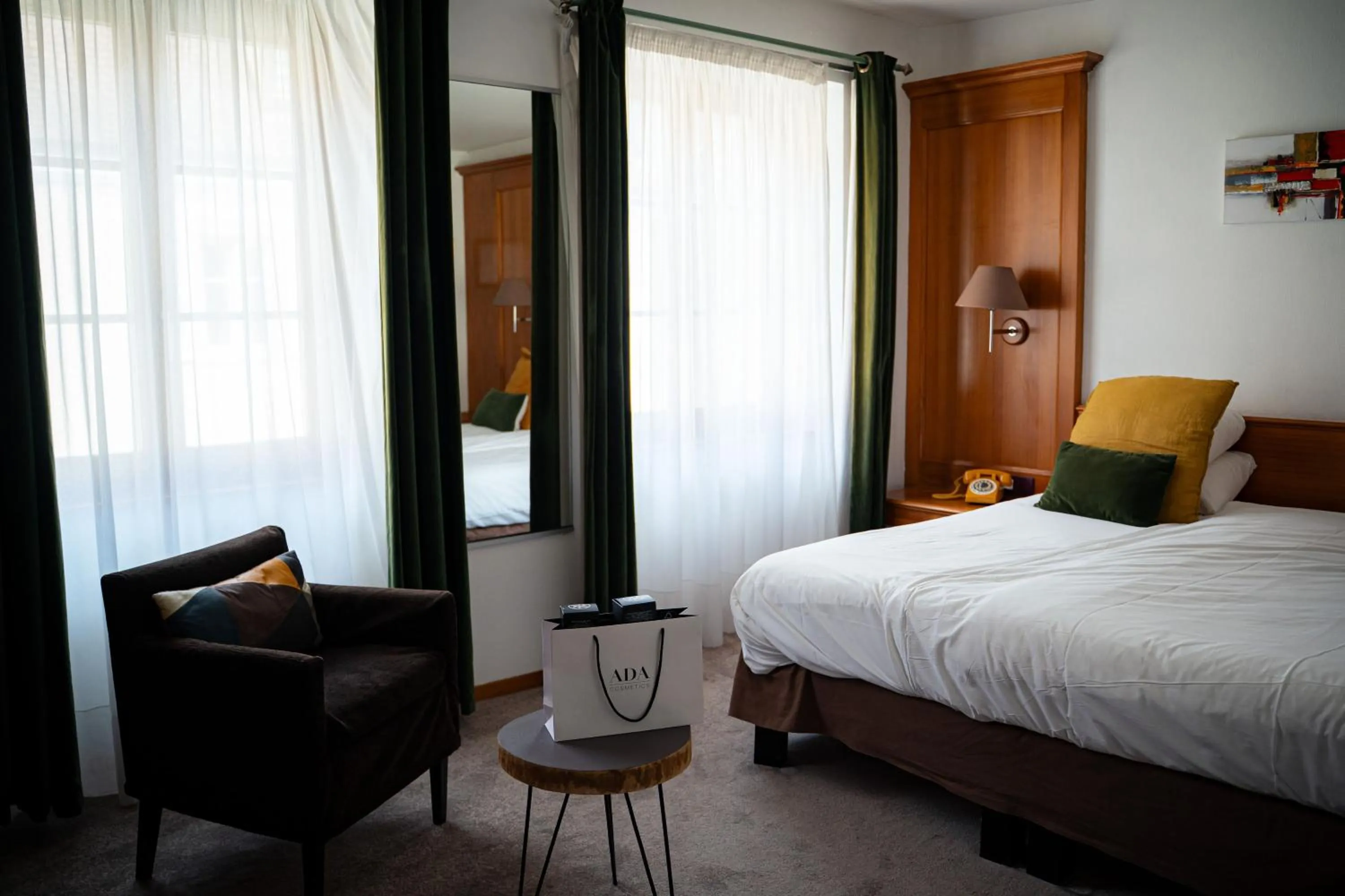 Photo of the whole room, Bed in Hôtel Le Rapp