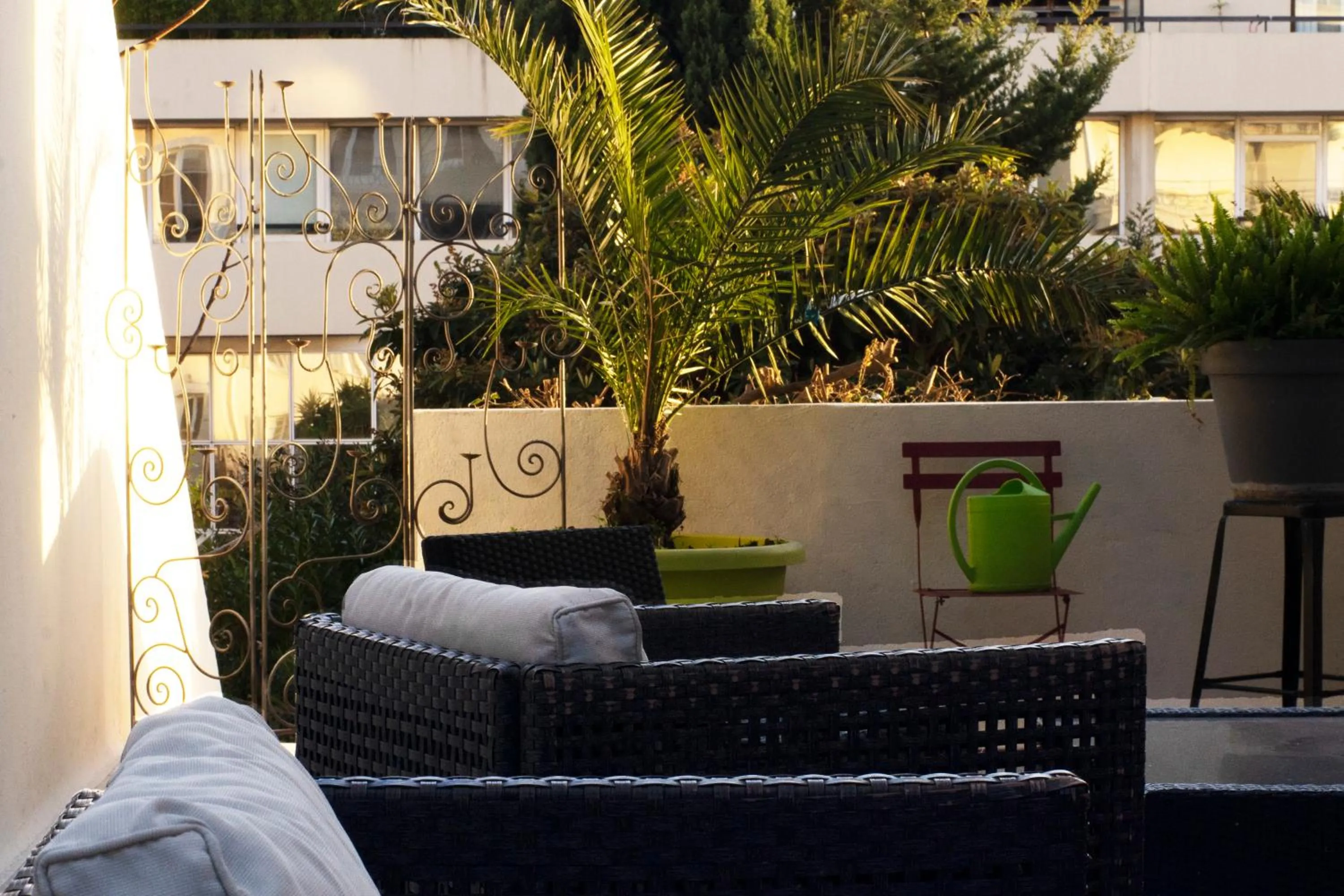 Patio in Hôtel Bellevue Cannes