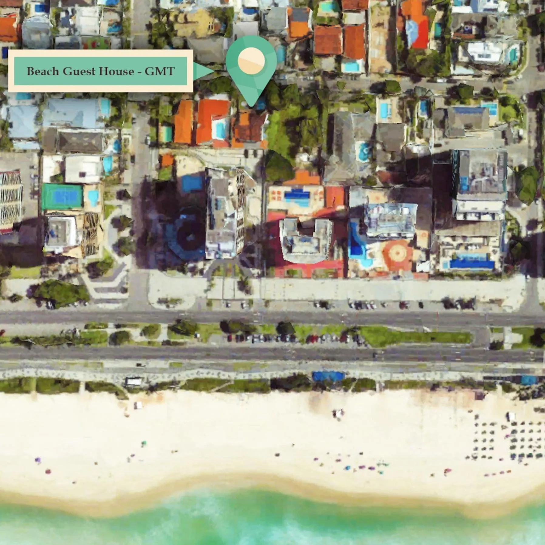 Bird's eye view in Beach Guest House - GMT