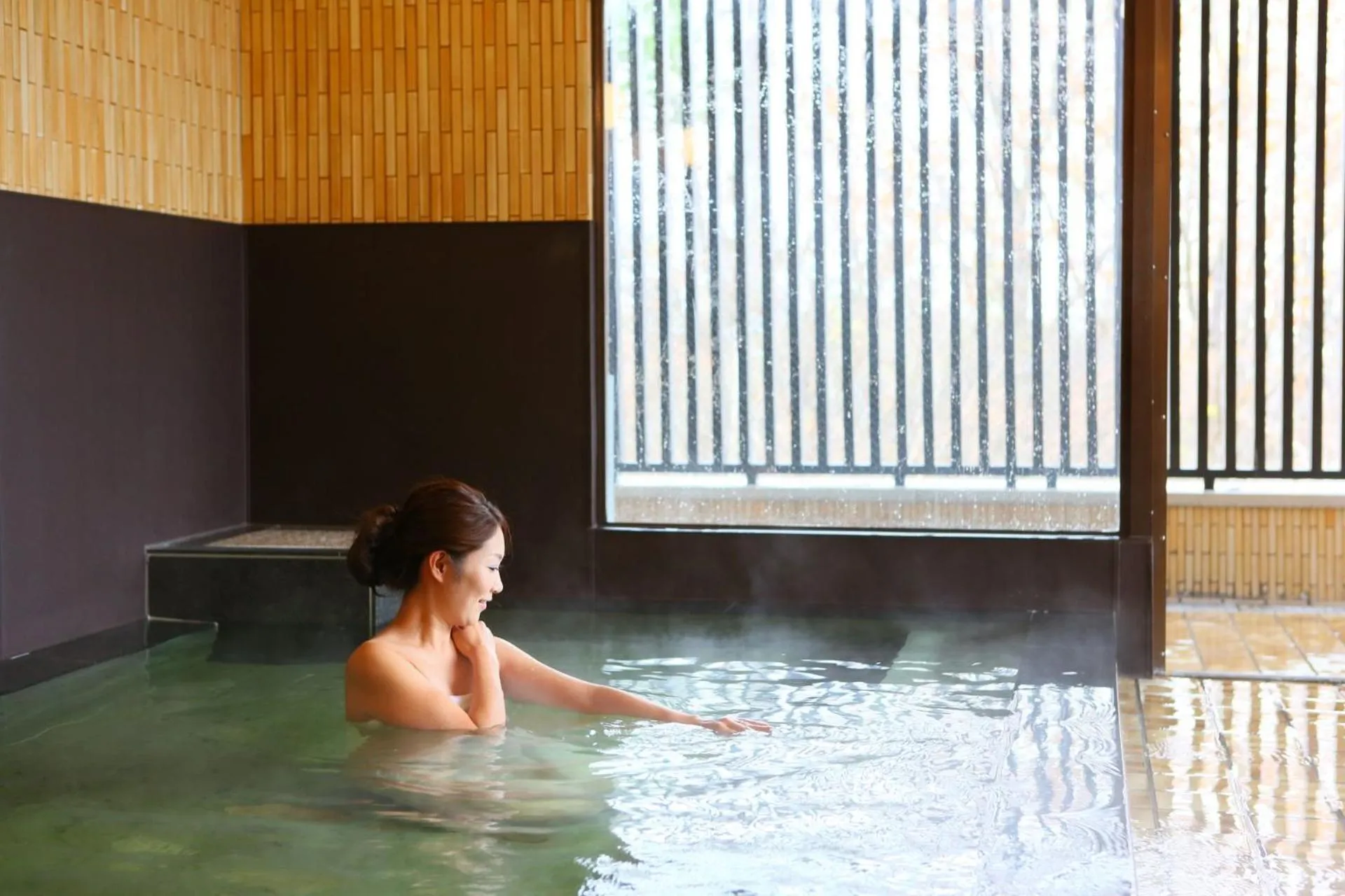 Hot Spring Bath in Nasu Ichiya Hotel