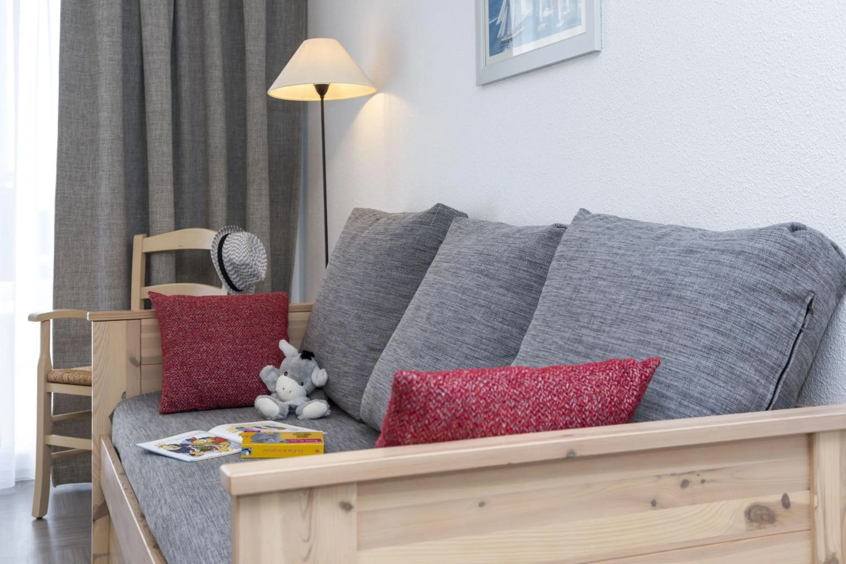 Living room in Résidence Odalys Domaine des Roches Jaunes