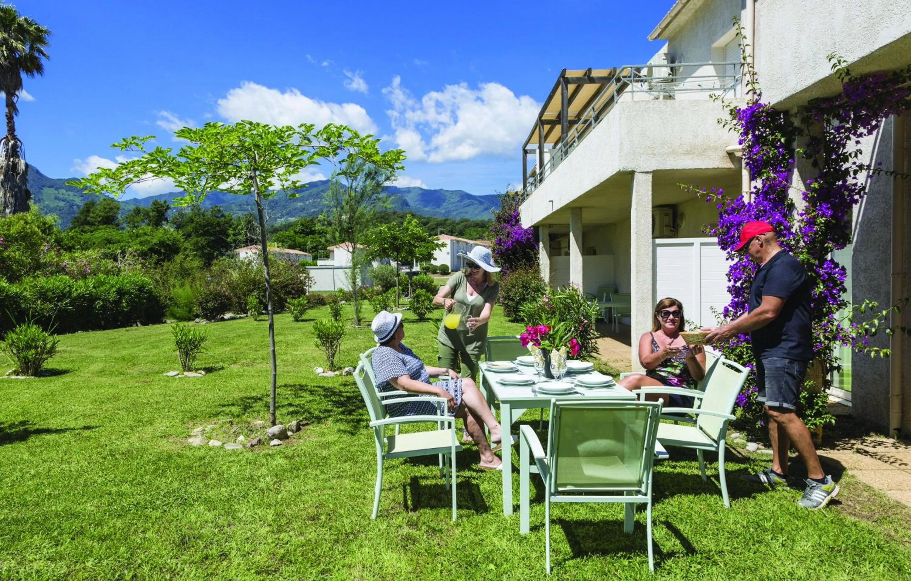 Balcony/Terrace in Résidence Odalys Acqua Linda