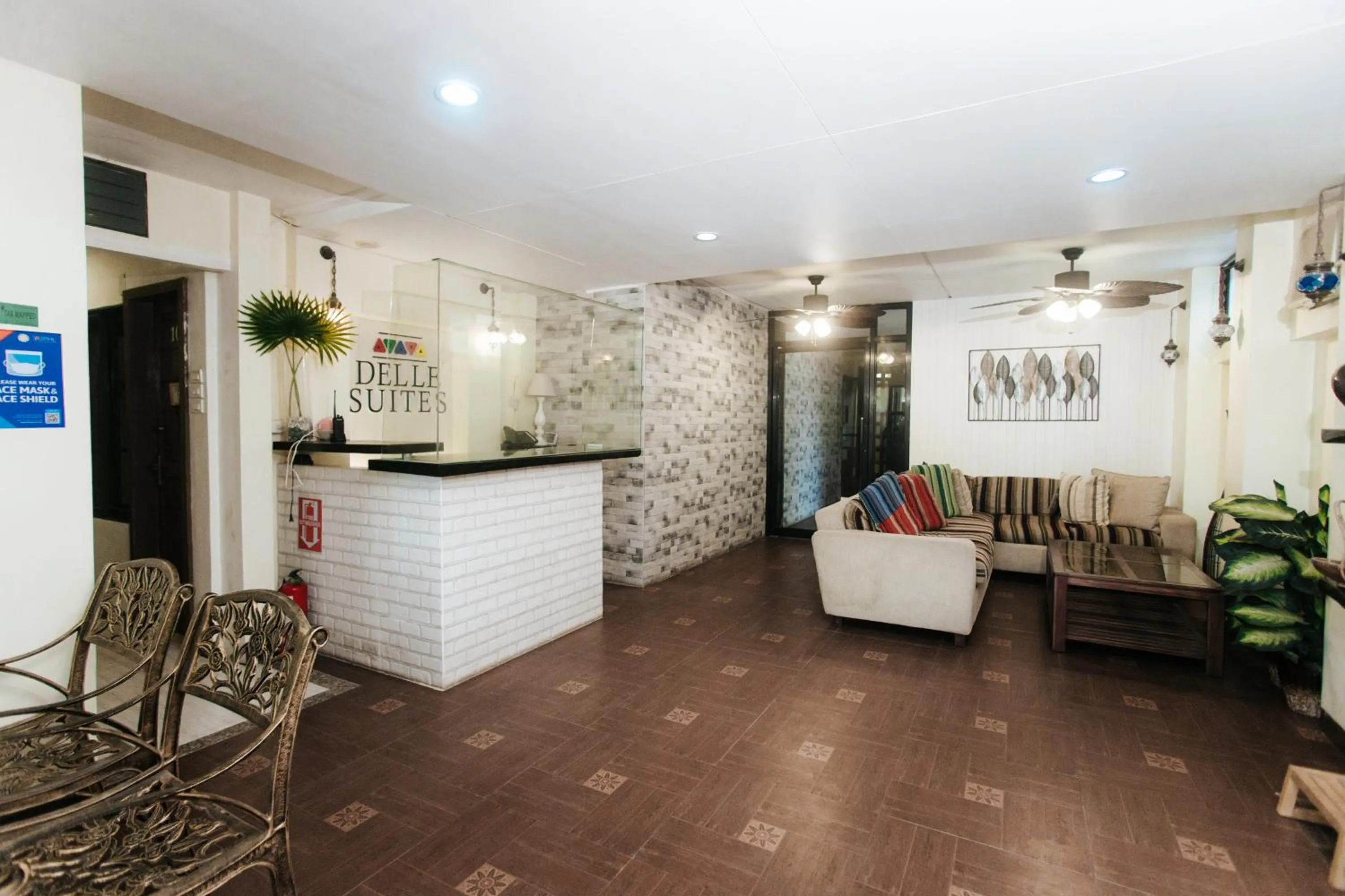 Lobby or reception in Delle Suites