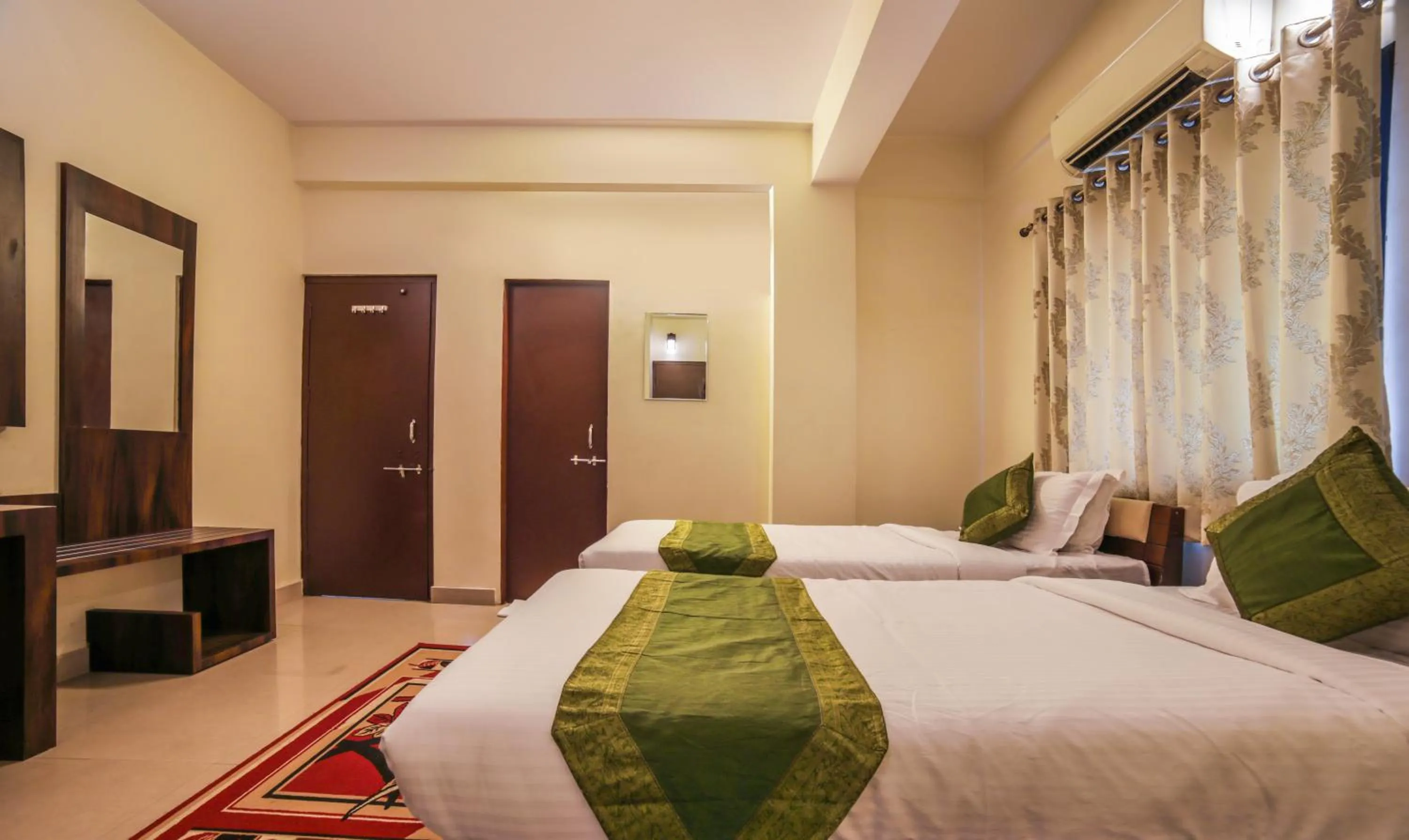 Bedroom, Bed in Treebo Ivory House