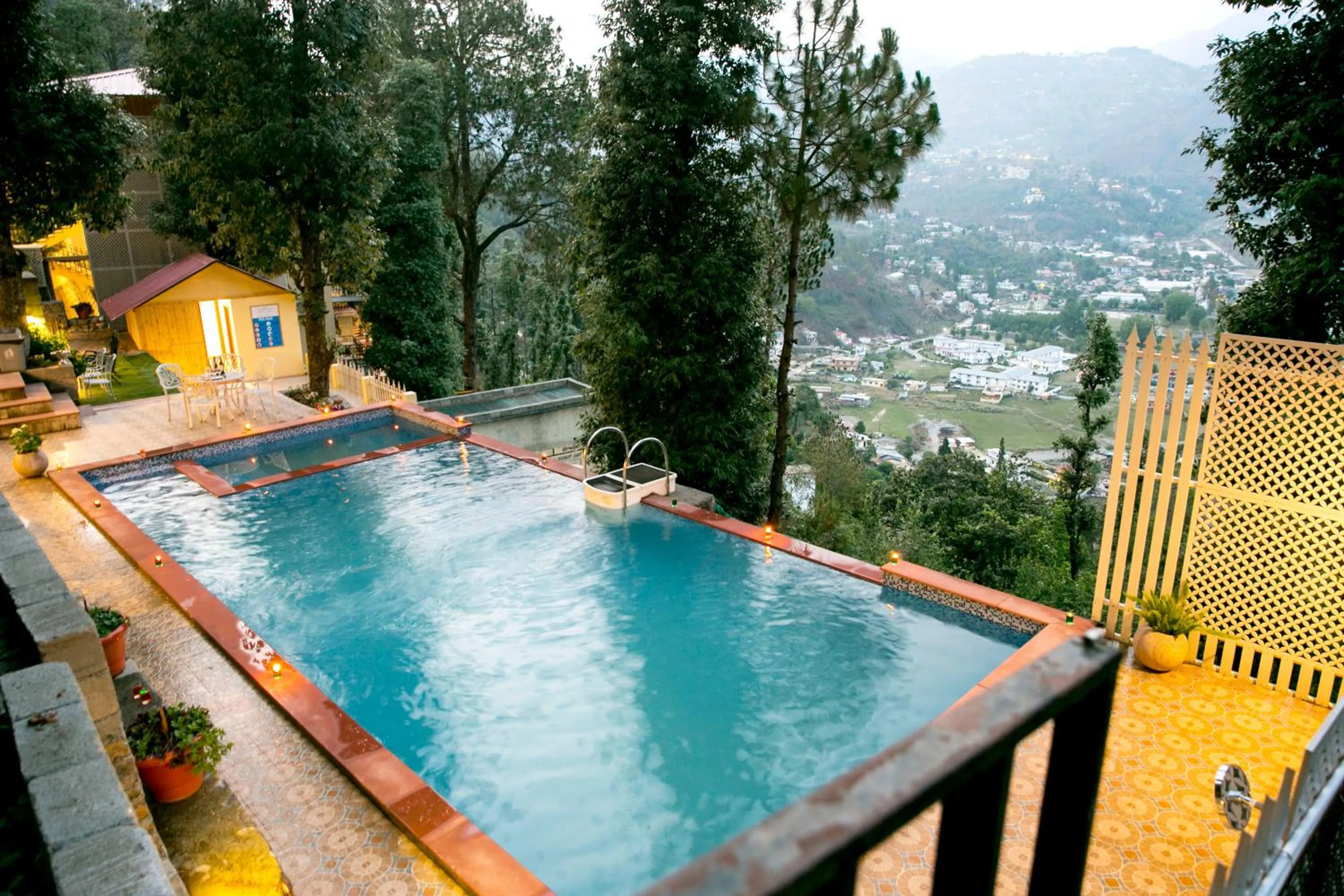 Swimming pool in The Fern Hillside Resort Bhimtal