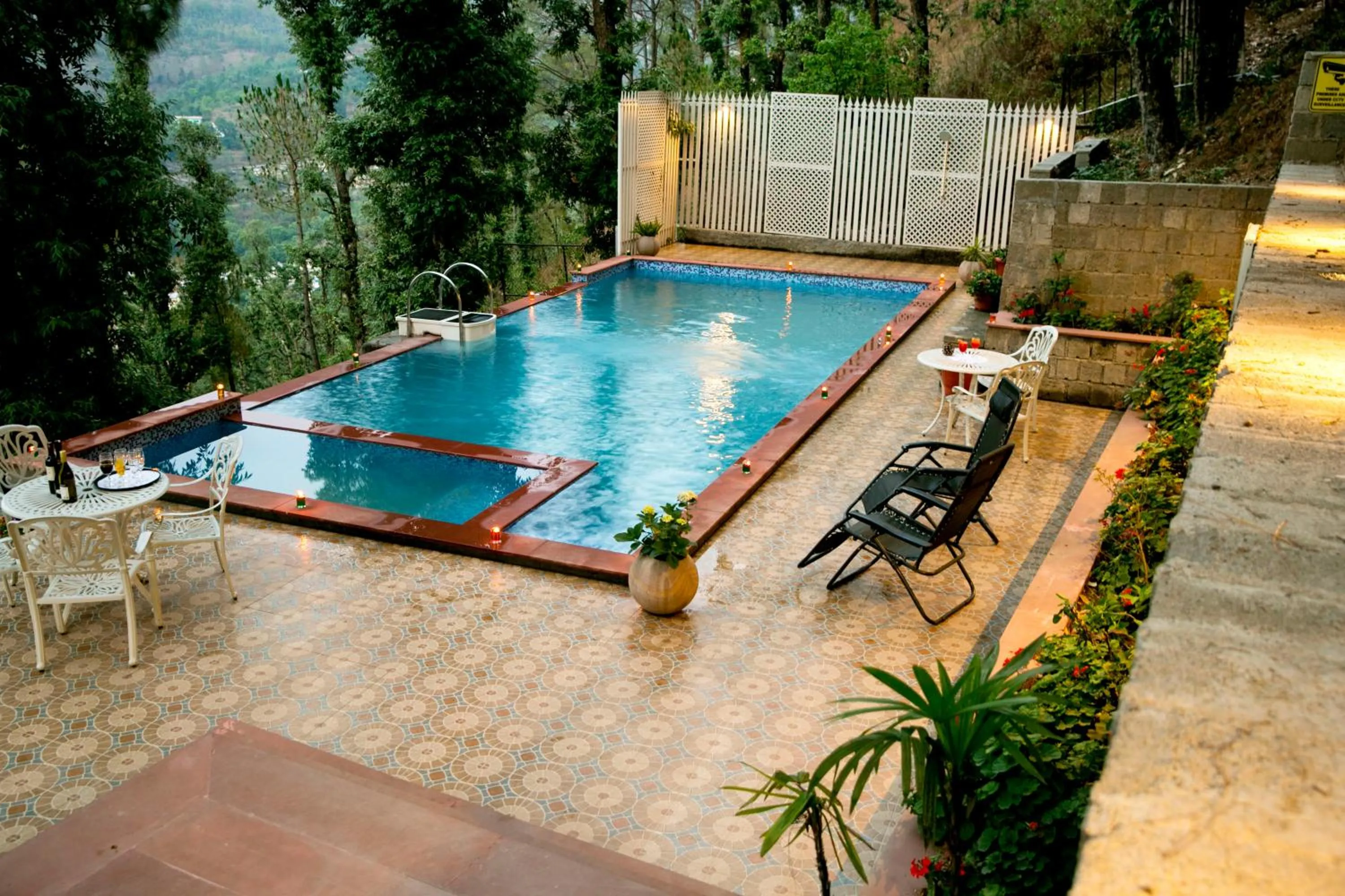 Swimming pool in The Fern Hillside Resort Bhimtal