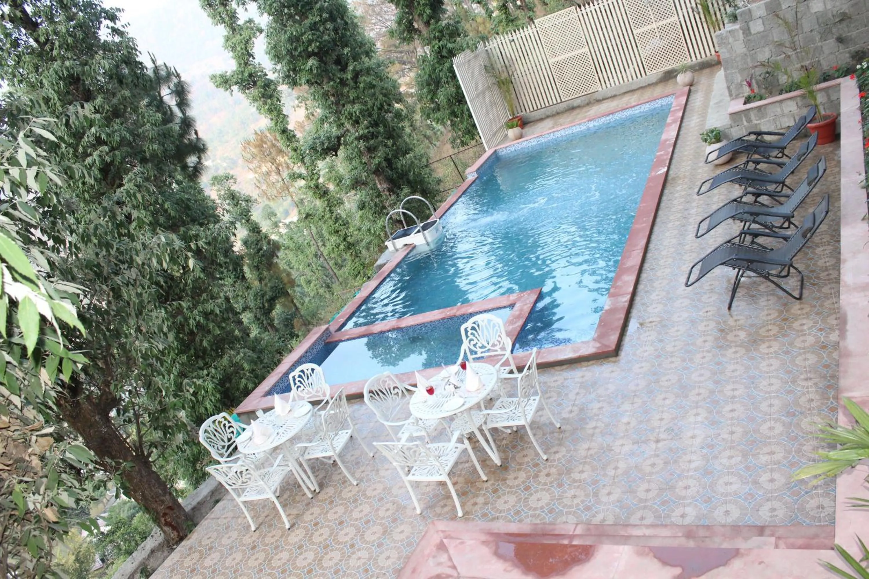 Swimming pool in The Fern Hillside Resort Bhimtal