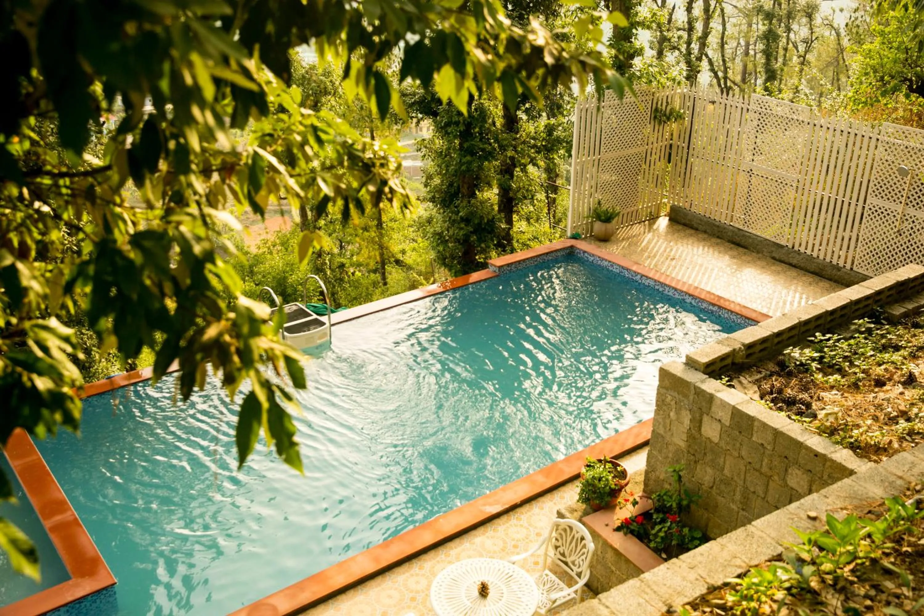 Swimming pool in The Fern Hillside Resort Bhimtal