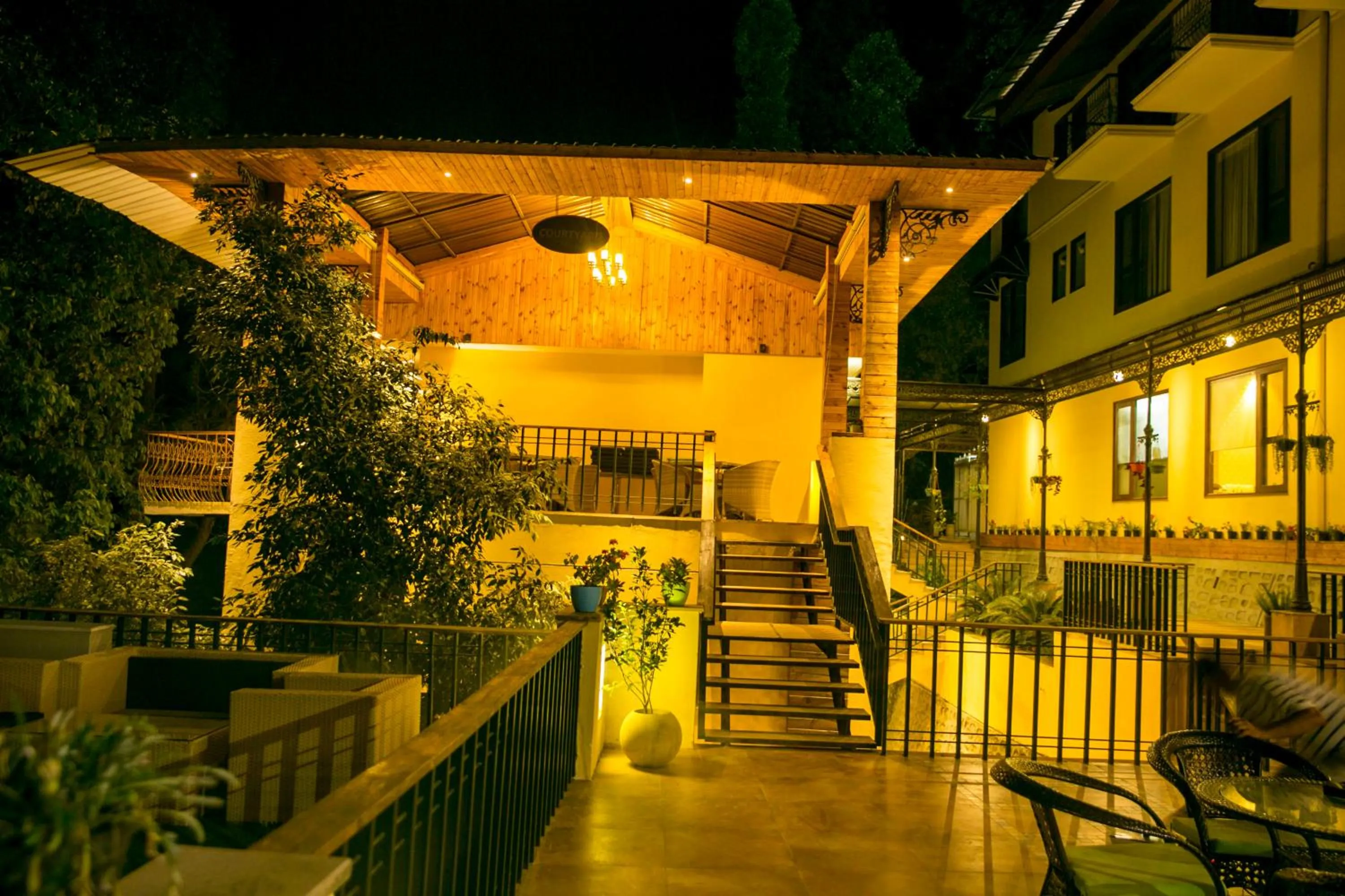 Balcony/Terrace in The Fern Hillside Resort Bhimtal