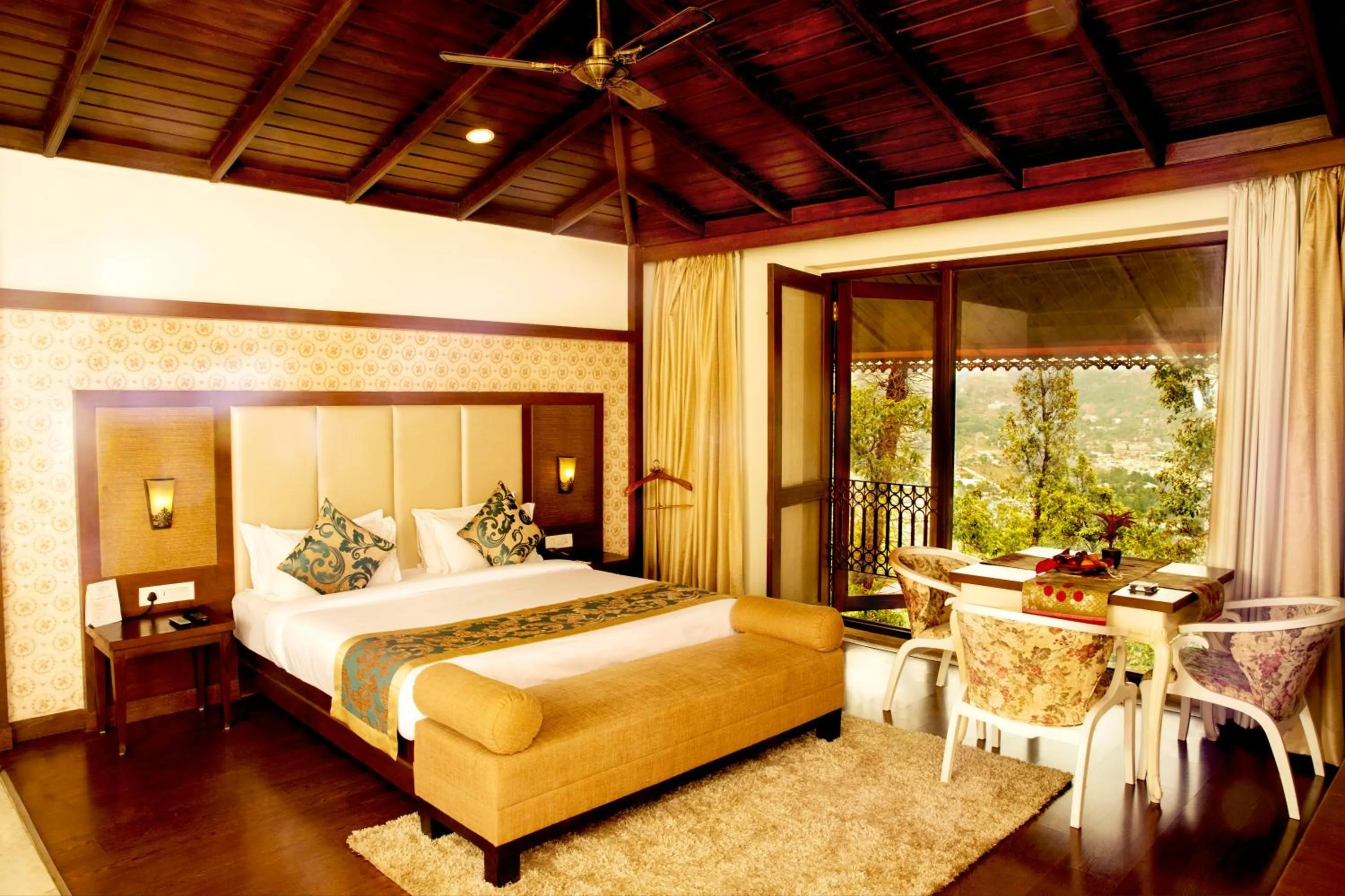 Mountain view, Bed in The Fern Hillside Resort Bhimtal